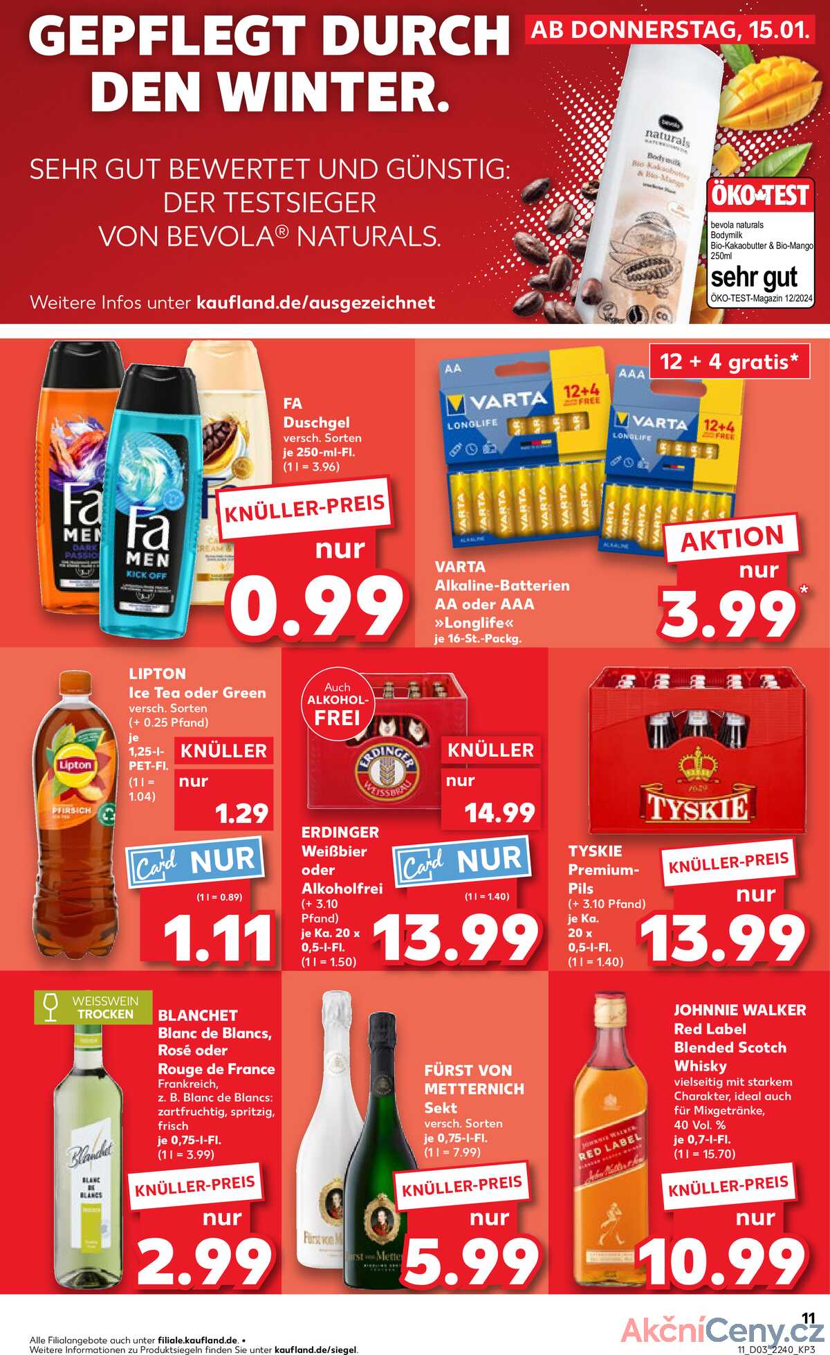 Leták Kaufland Německo 15.1.-21.1.2026 strana 11