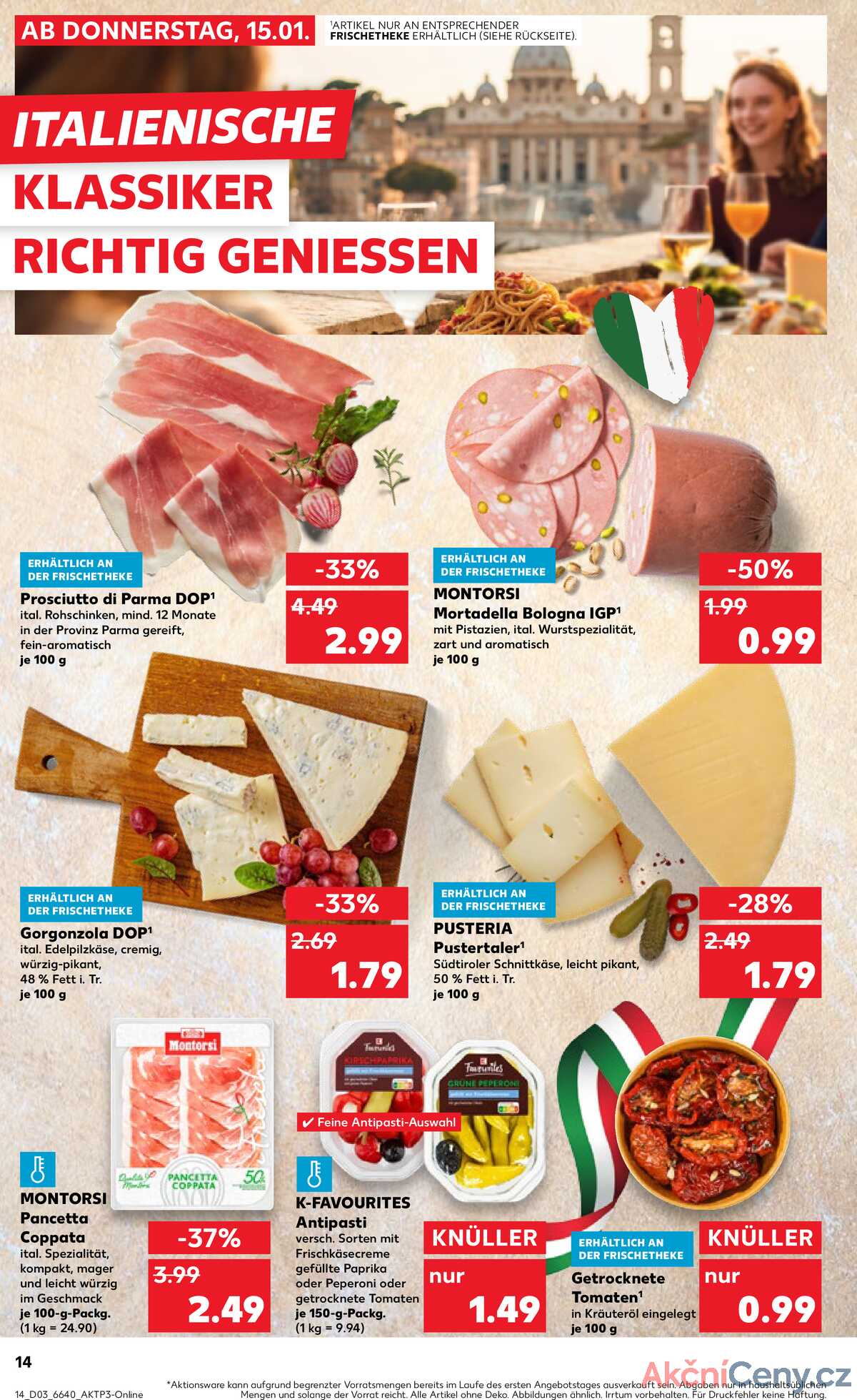 Leták Kaufland Německo 15.1.-21.1.2026 strana 14