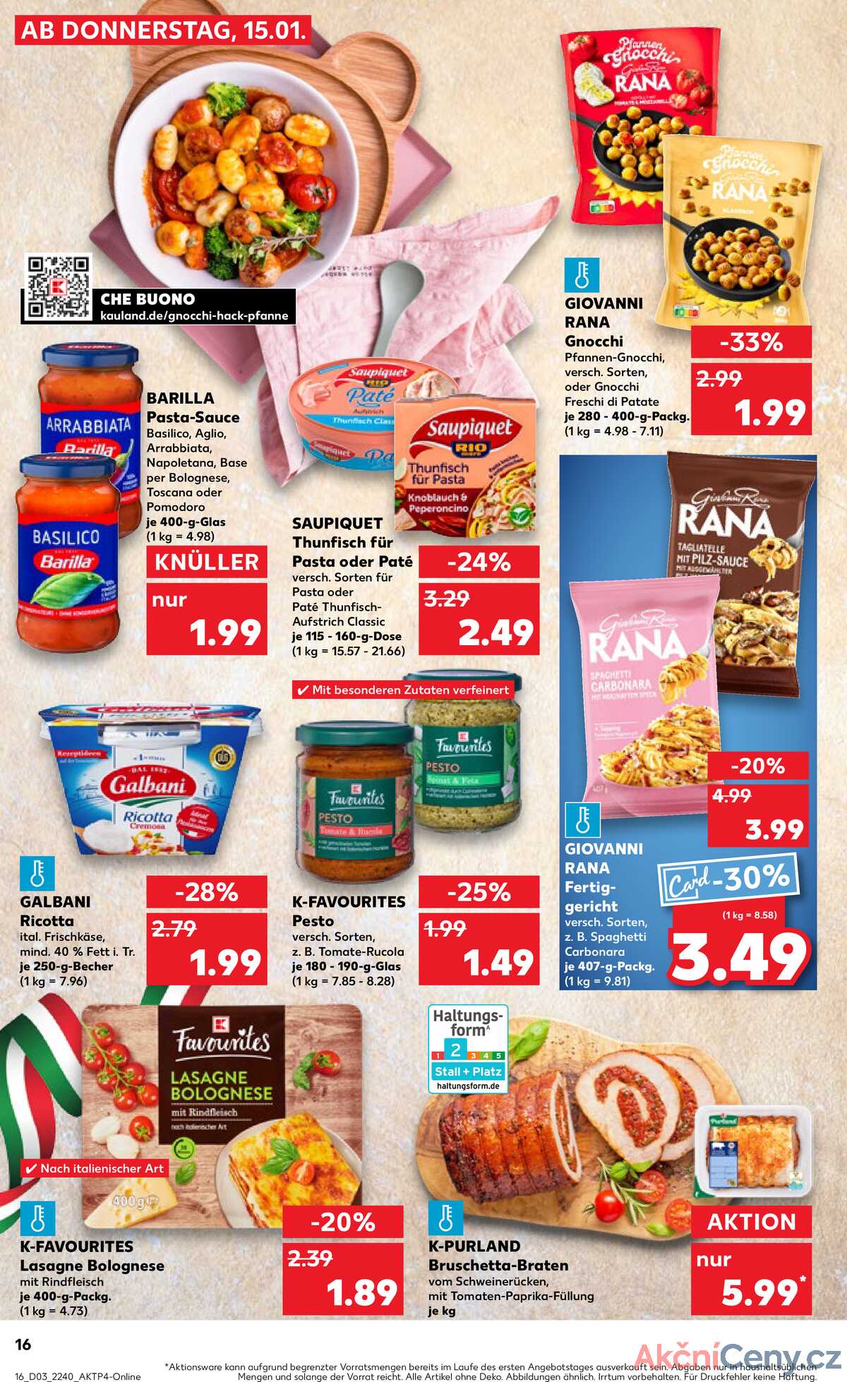 Leták Kaufland Německo 15.1.-21.1.2026 strana 16