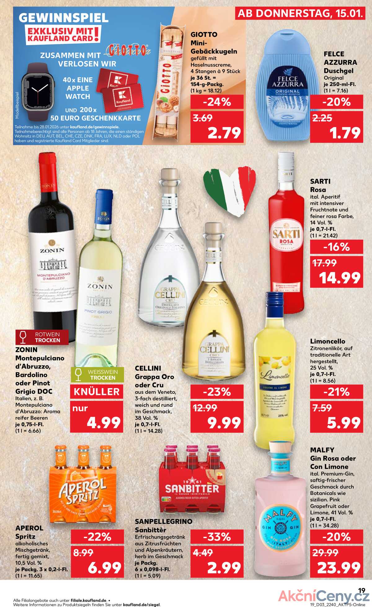 Leták Kaufland Německo 15.1.-21.1.2026 strana 19