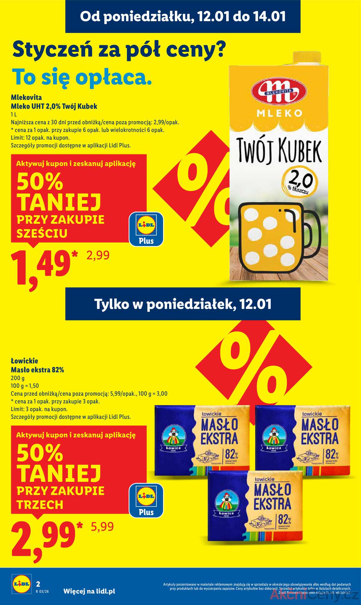 Leták Lidl Polsko 12.1.-14.1.2026 strana 2