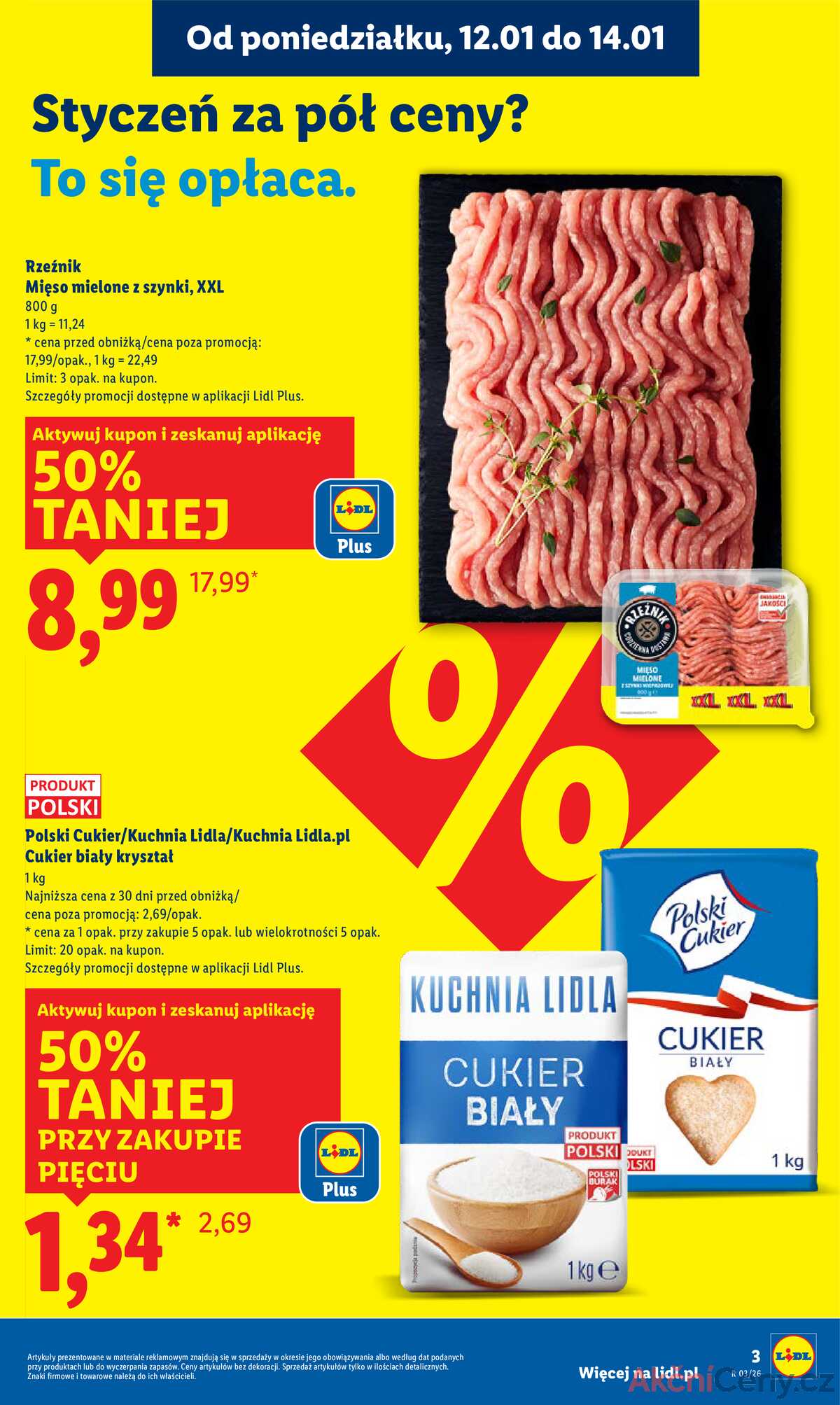 Leták Lidl Polsko 12.1.-14.1.2026 strana 3