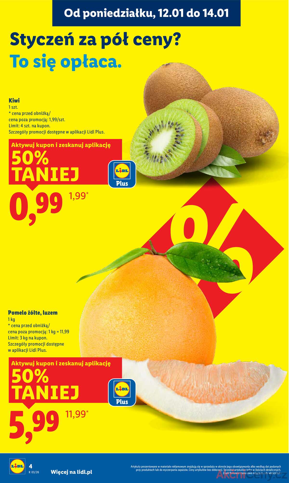 Leták Lidl Polsko 12.1.-14.1.2026 strana 4