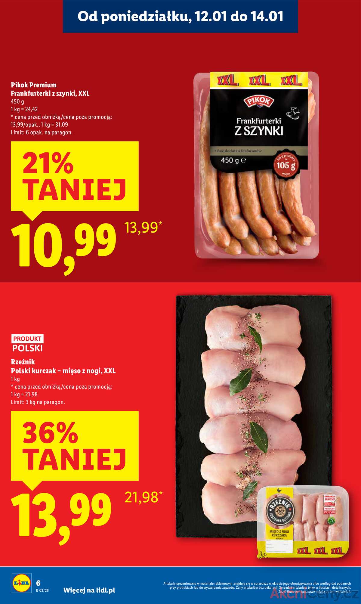 Leták Lidl Polsko 12.1.-14.1.2026 strana 6