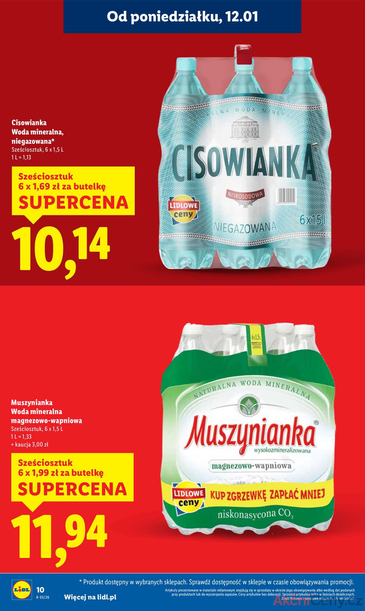 Leták Lidl Polsko 12.1.-14.1.2026 strana 10