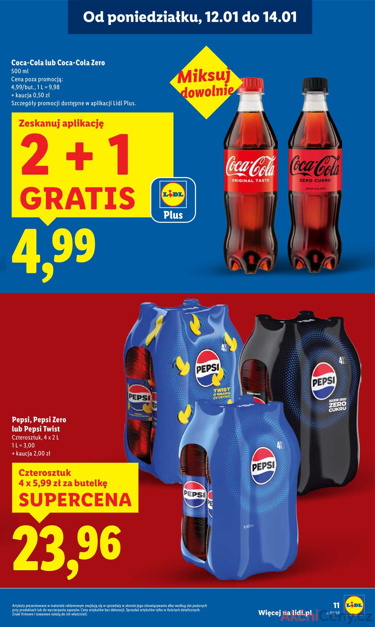 Leták Lidl Polsko 12.1.-14.1.2026 strana 11