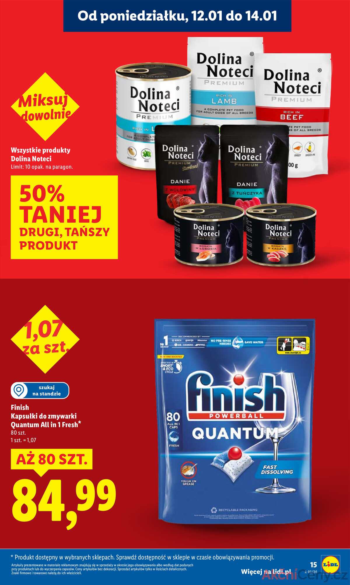 Leták Lidl Polsko 12.1.-14.1.2026 strana 15