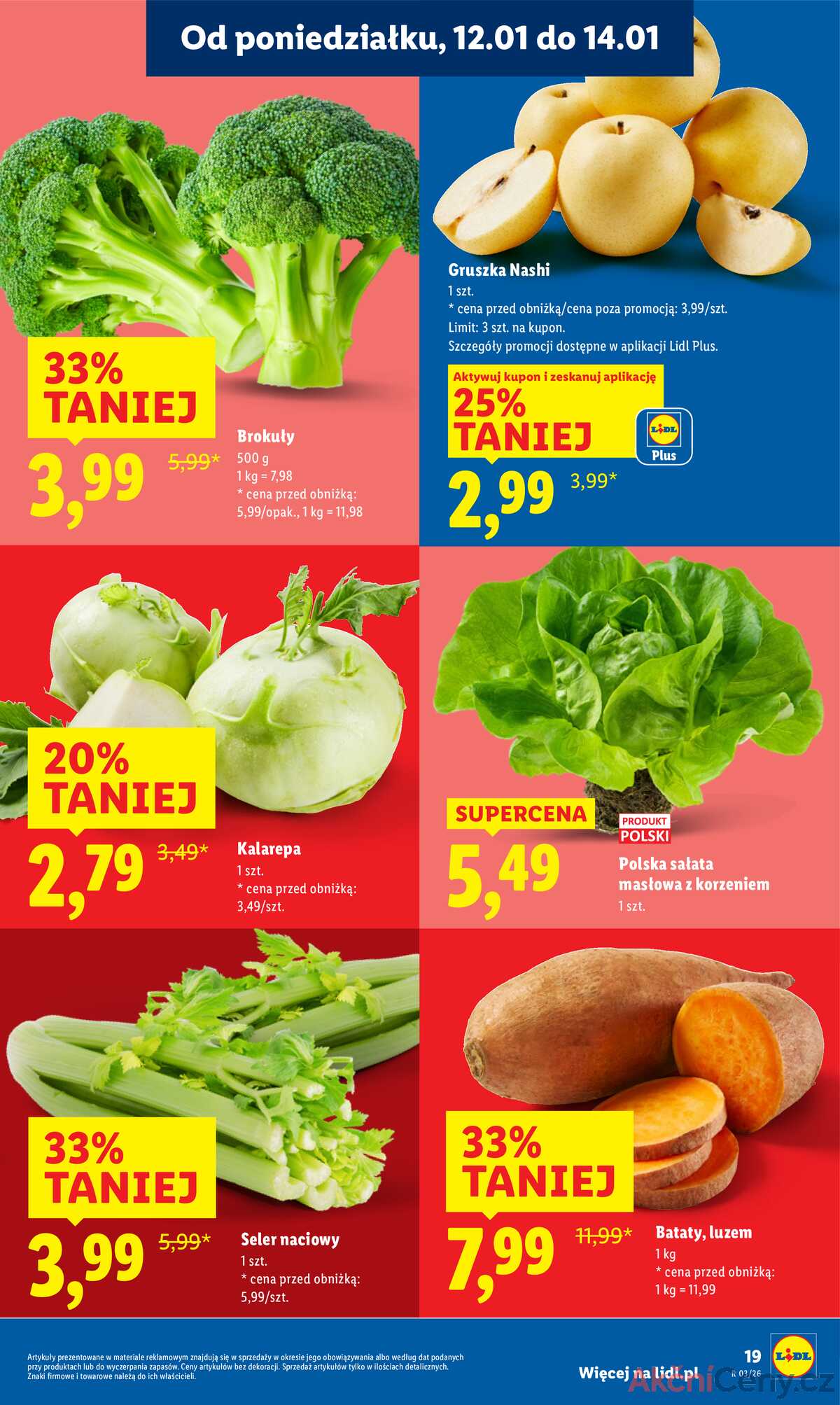 Leták Lidl Polsko 12.1.-14.1.2026 strana 19