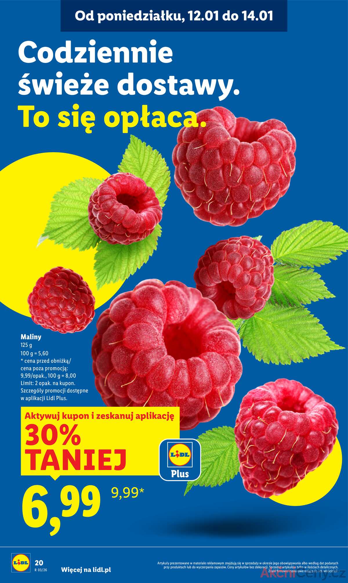 Leták Lidl Polsko 12.1.-14.1.2026 strana 20