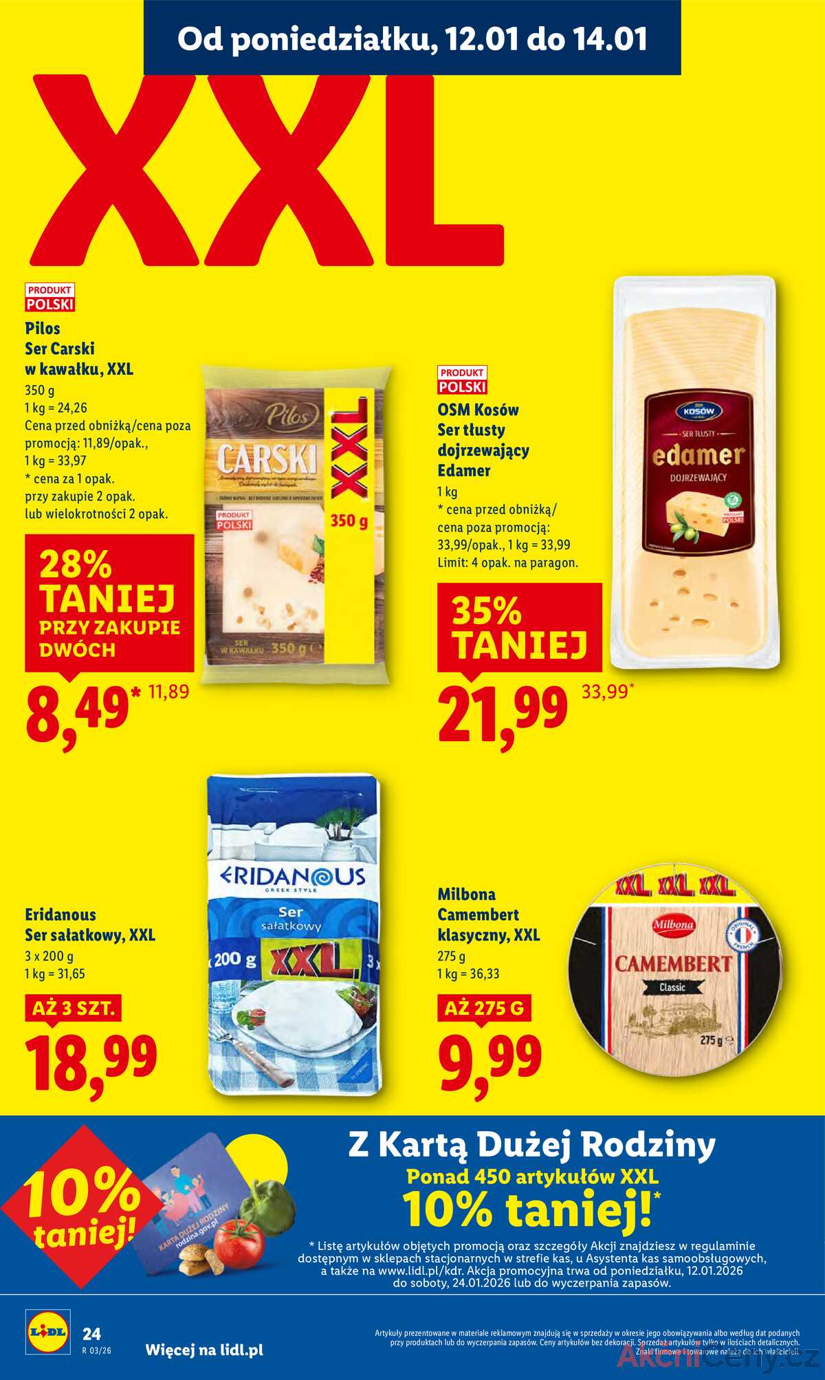Leták Lidl Polsko 12.1.-14.1.2026 strana 24