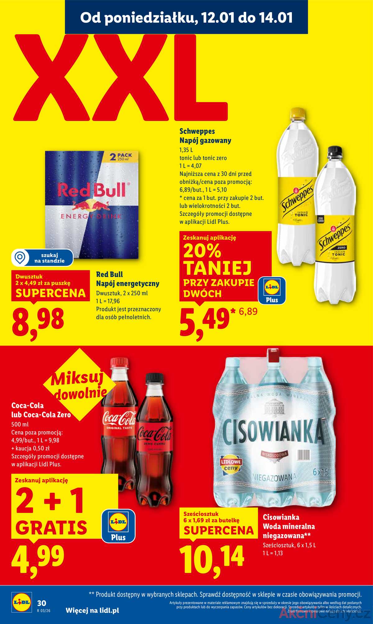Leták Lidl Polsko 12.1.-14.1.2026 strana 30