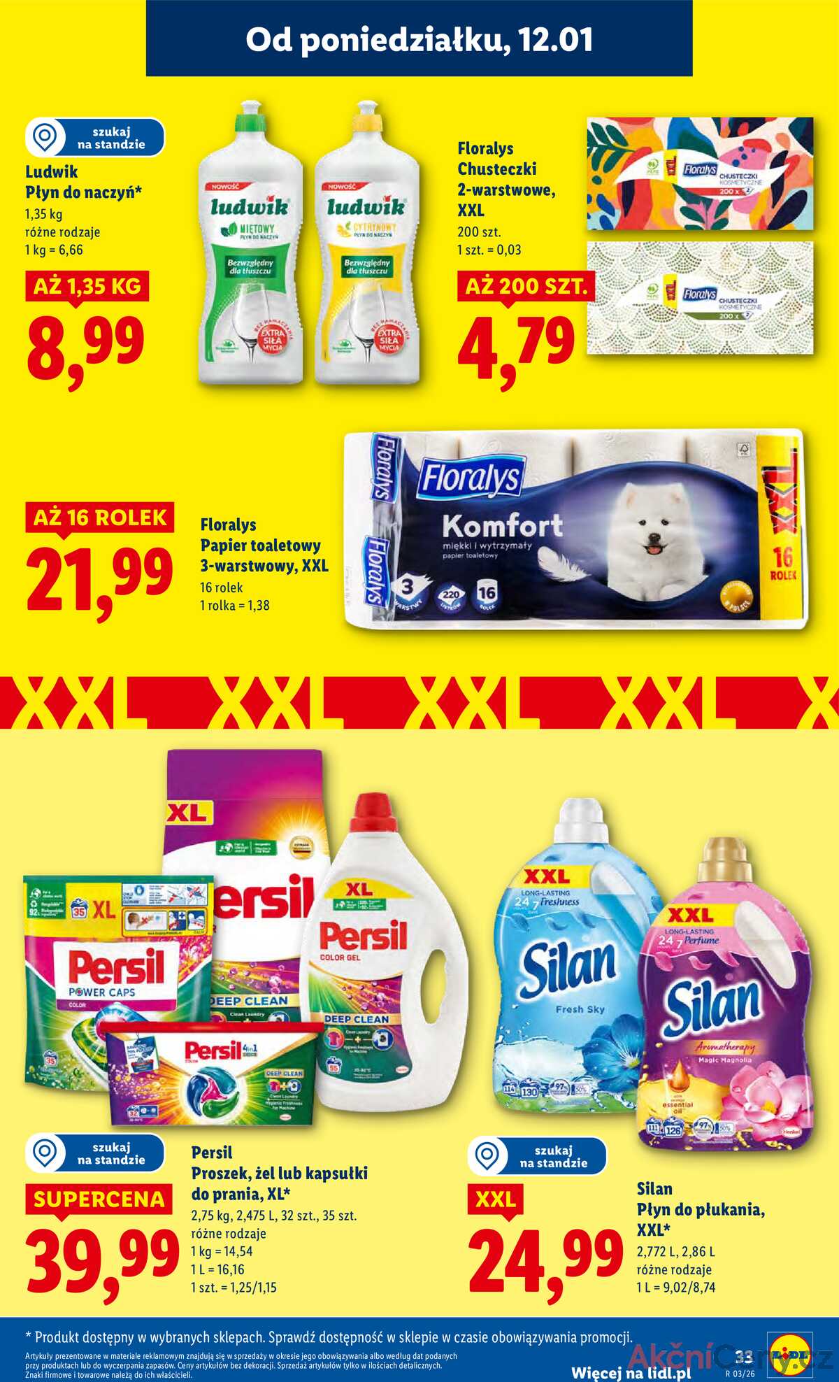 Leták Lidl Polsko 12.1.-14.1.2026 strana 33