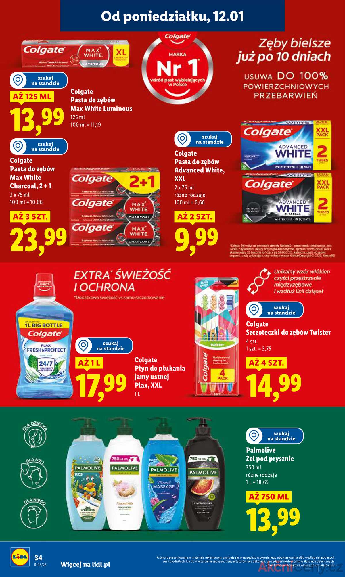 Leták Lidl Polsko 12.1.-14.1.2026 strana 34