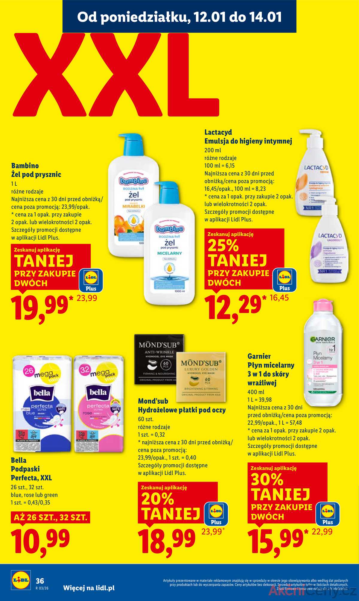 Leták Lidl Polsko 12.1.-14.1.2026 strana 36
