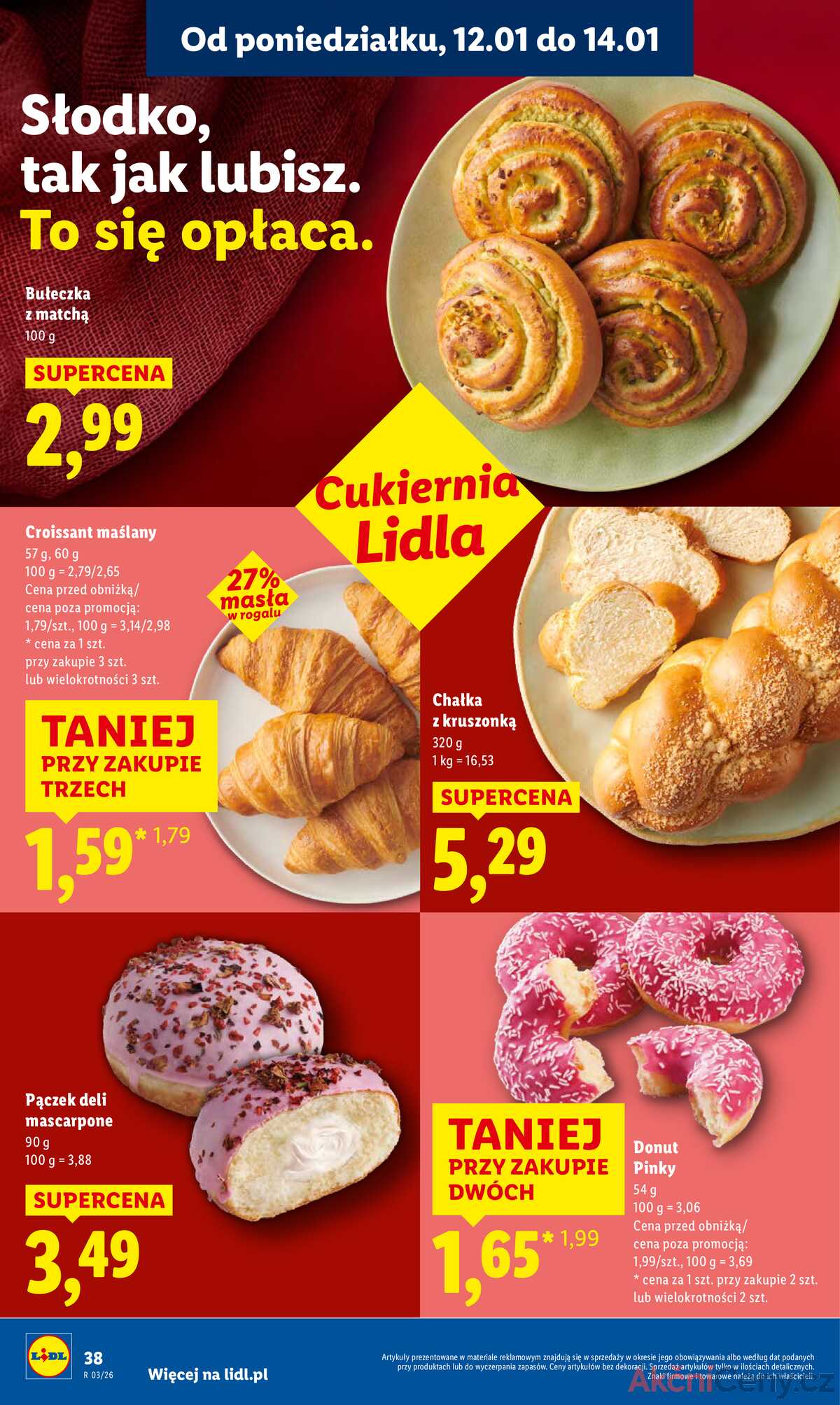 Leták Lidl Polsko 12.1.-14.1.2026 strana 38