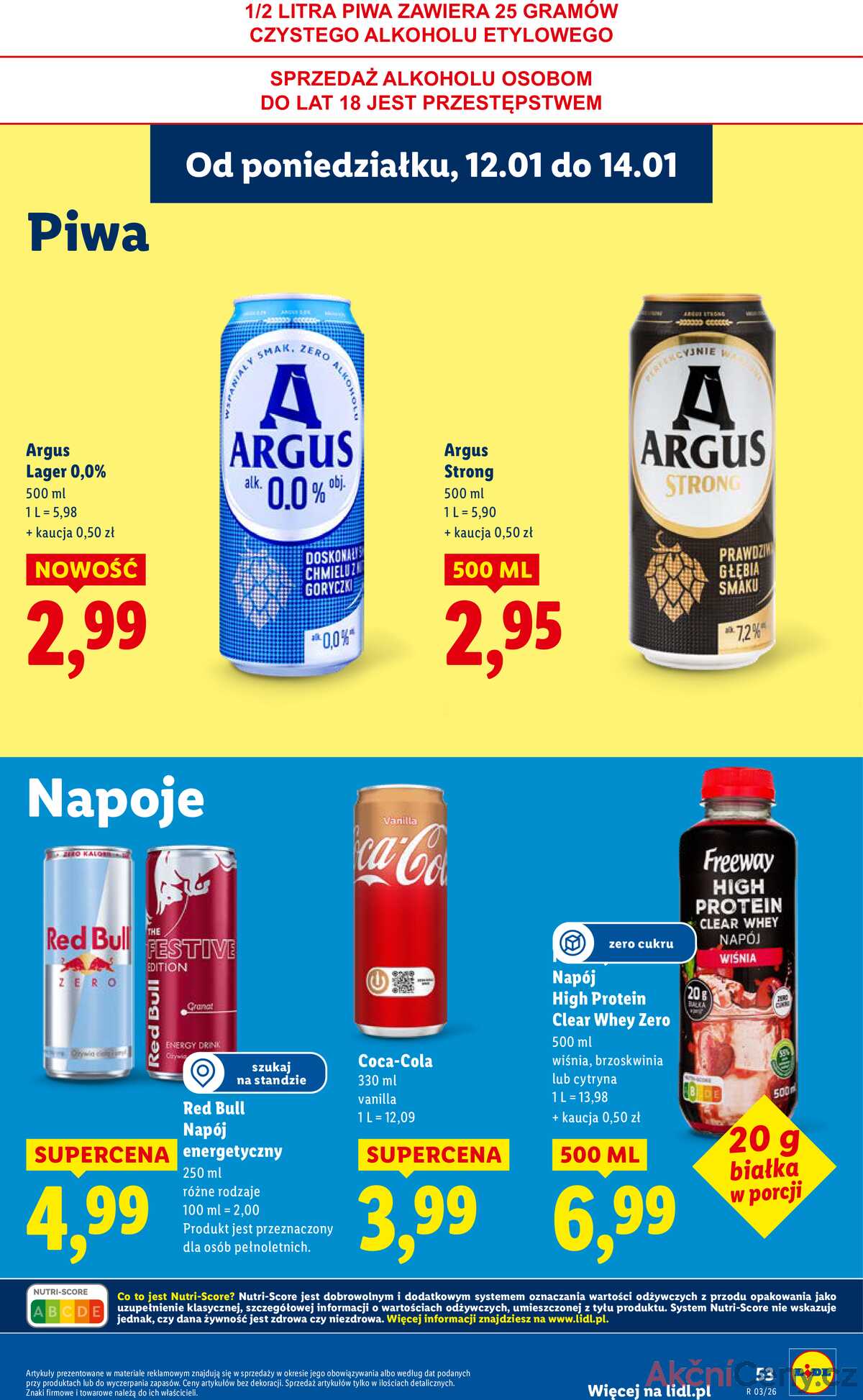 Leták Lidl Polsko 12.1.-14.1.2026 strana 53