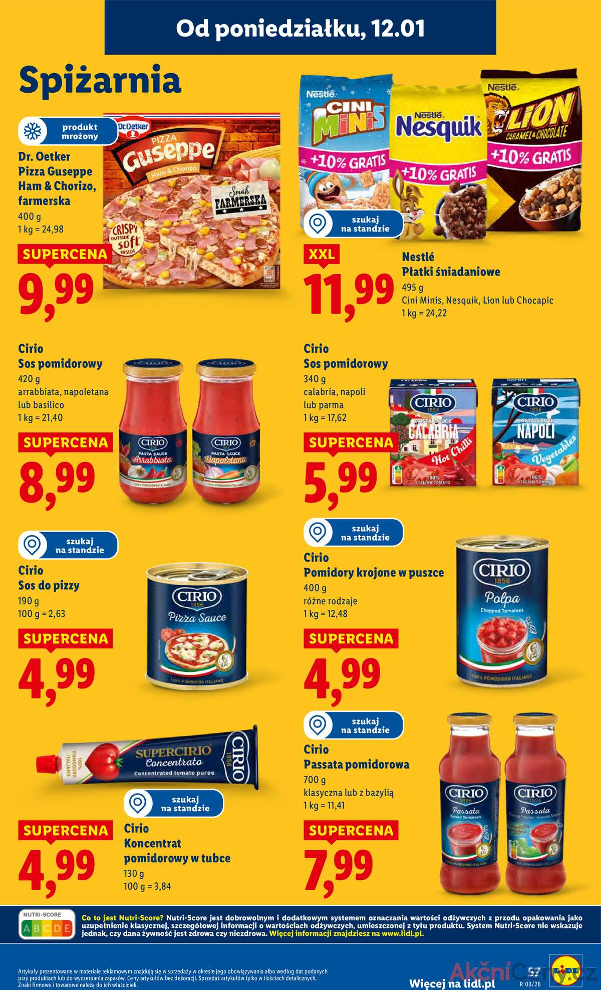 Leták Lidl Polsko 12.1.-14.1.2026 strana 57