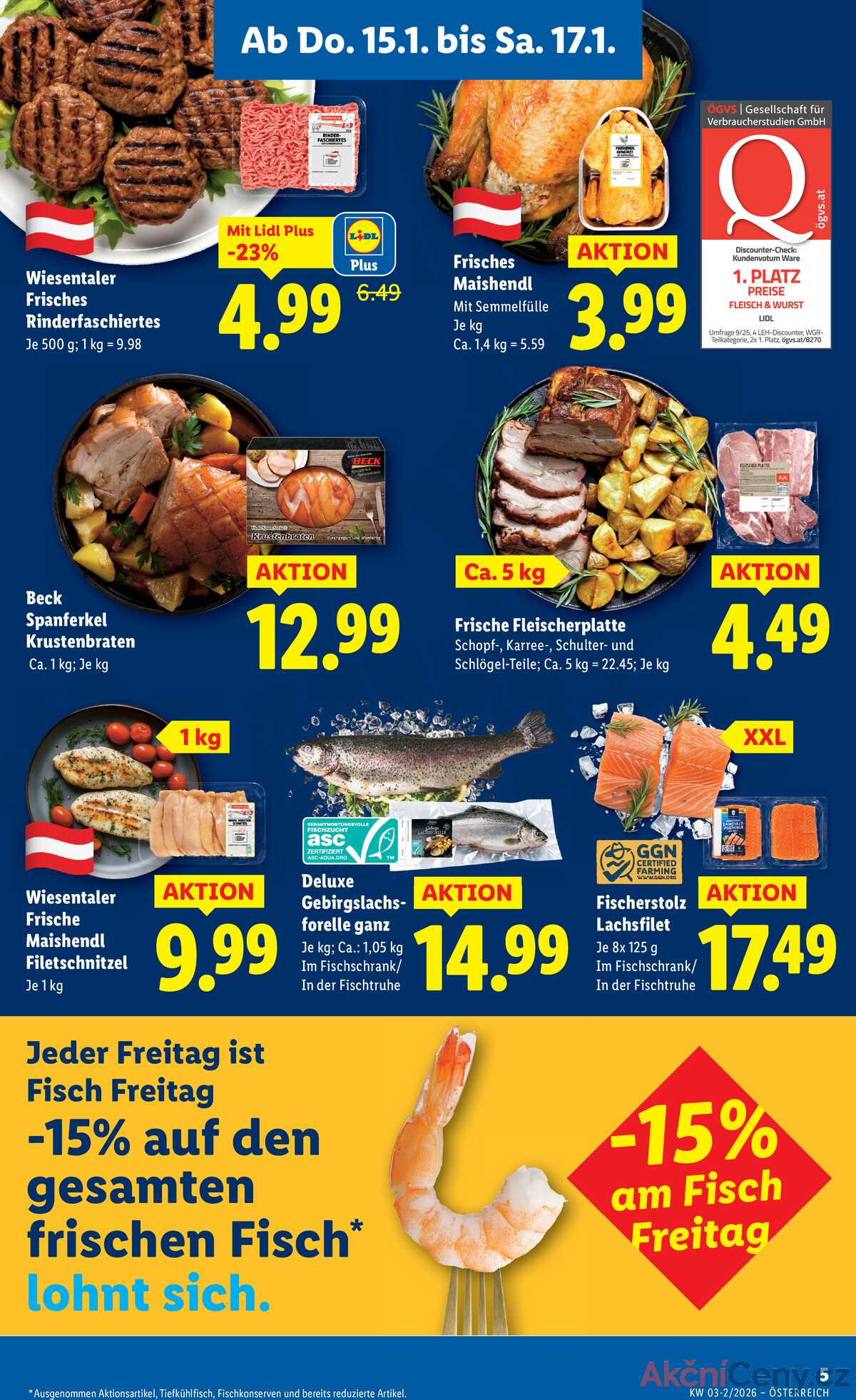 Leták Lidl Rakousko 15.1.-21.1.2026 strana 9