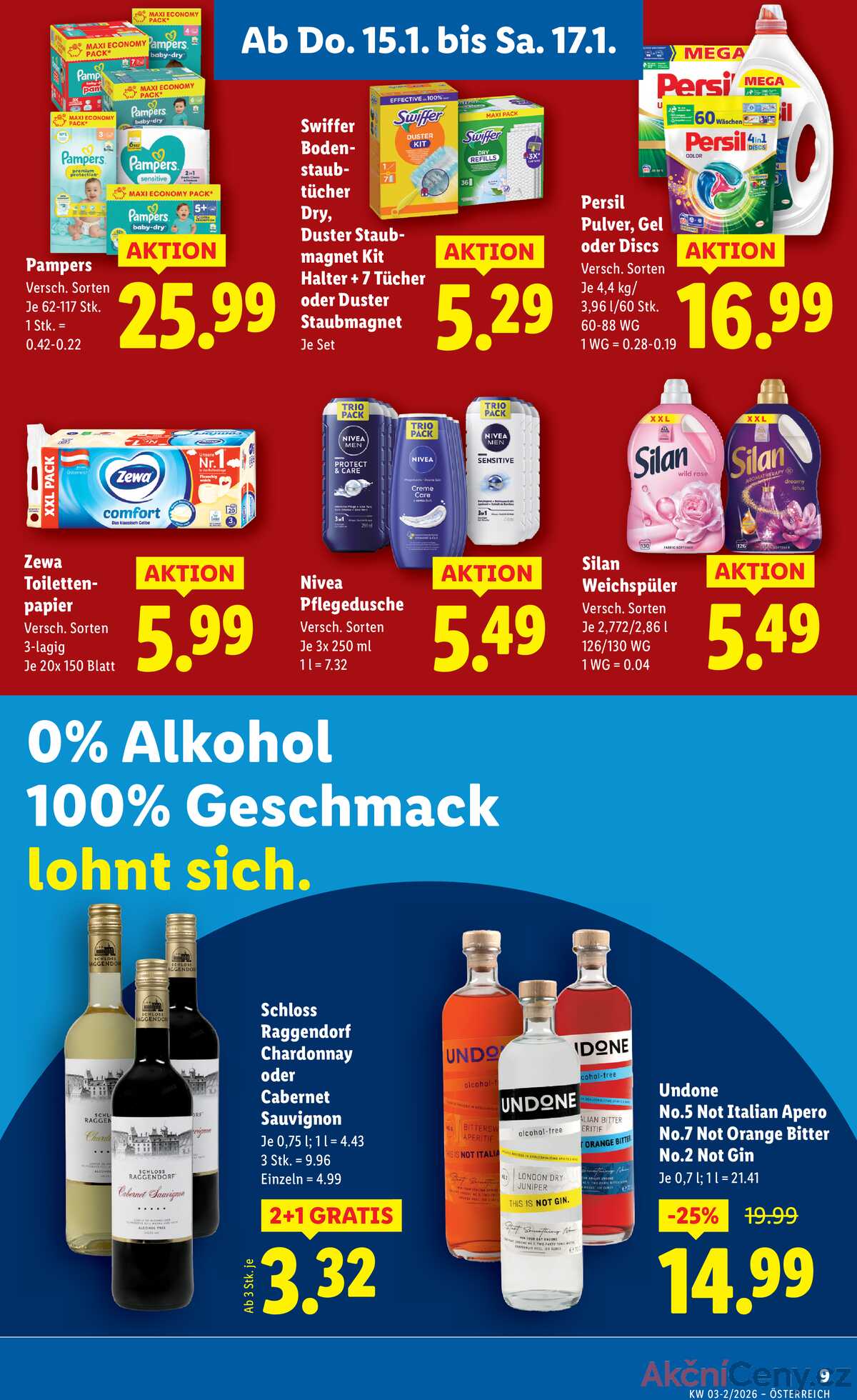 Leták Lidl Rakousko 15.1.-21.1.2026 strana 13