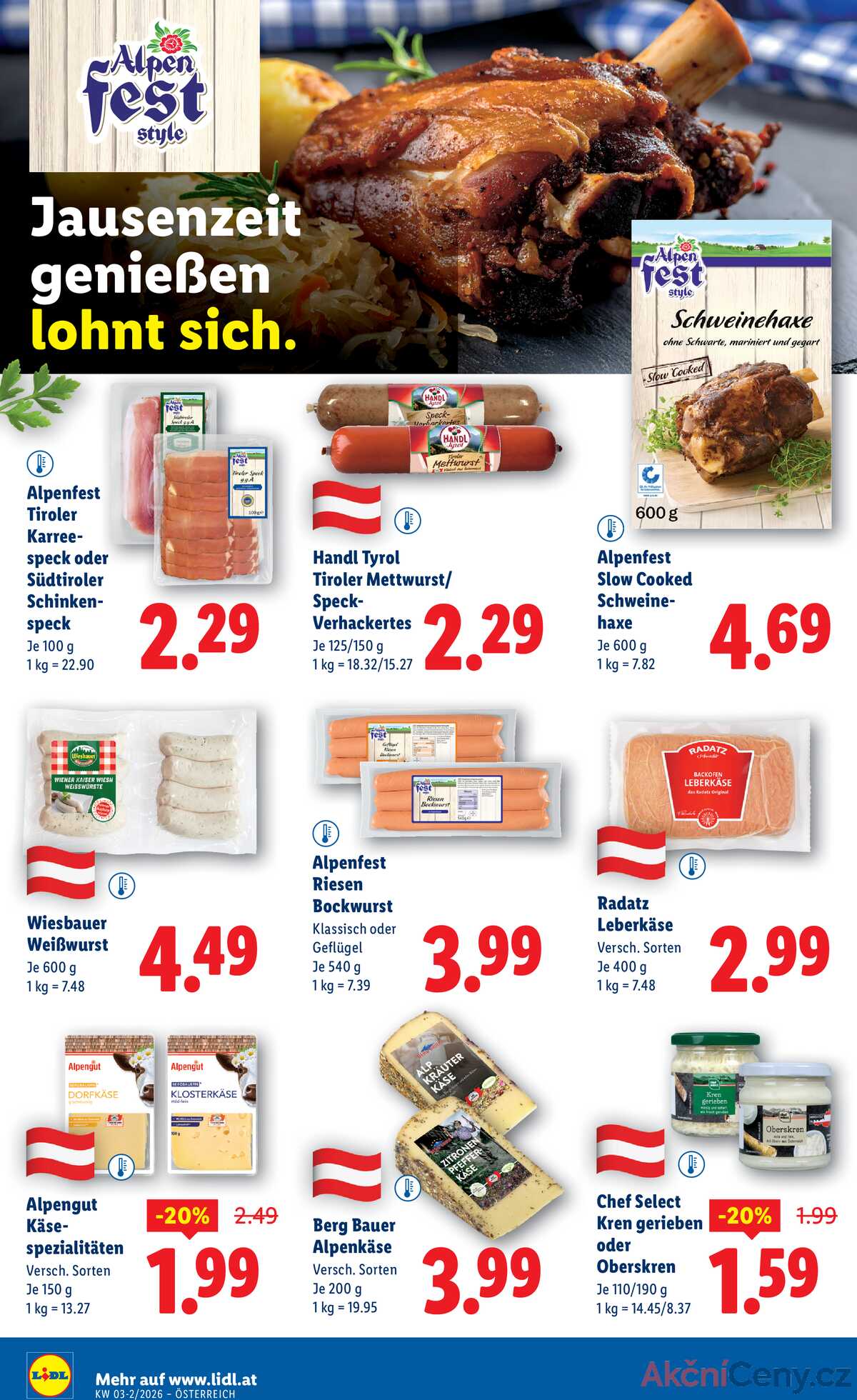 Leták Lidl Rakousko 15.1.-21.1.2026 strana 16
