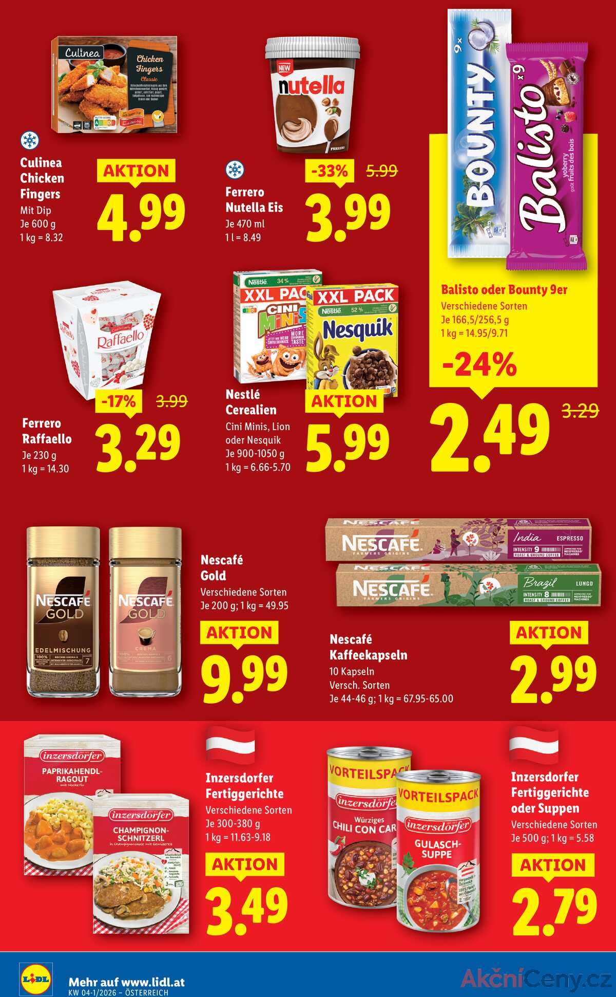 Leták Lidl Rakousko 15.1.-21.1.2026 strana 42