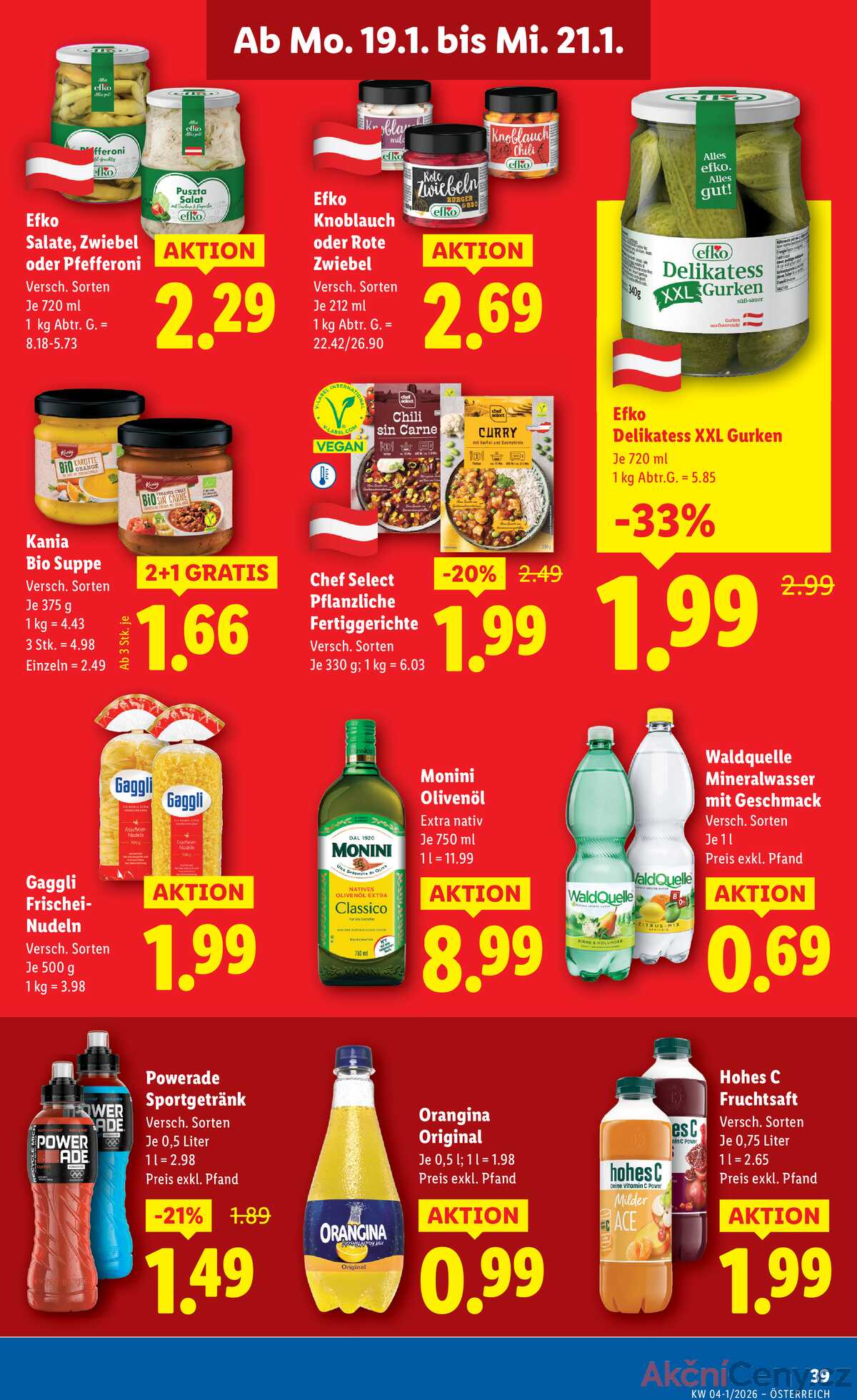 Leták Lidl Rakousko 15.1.-21.1.2026 strana 43
