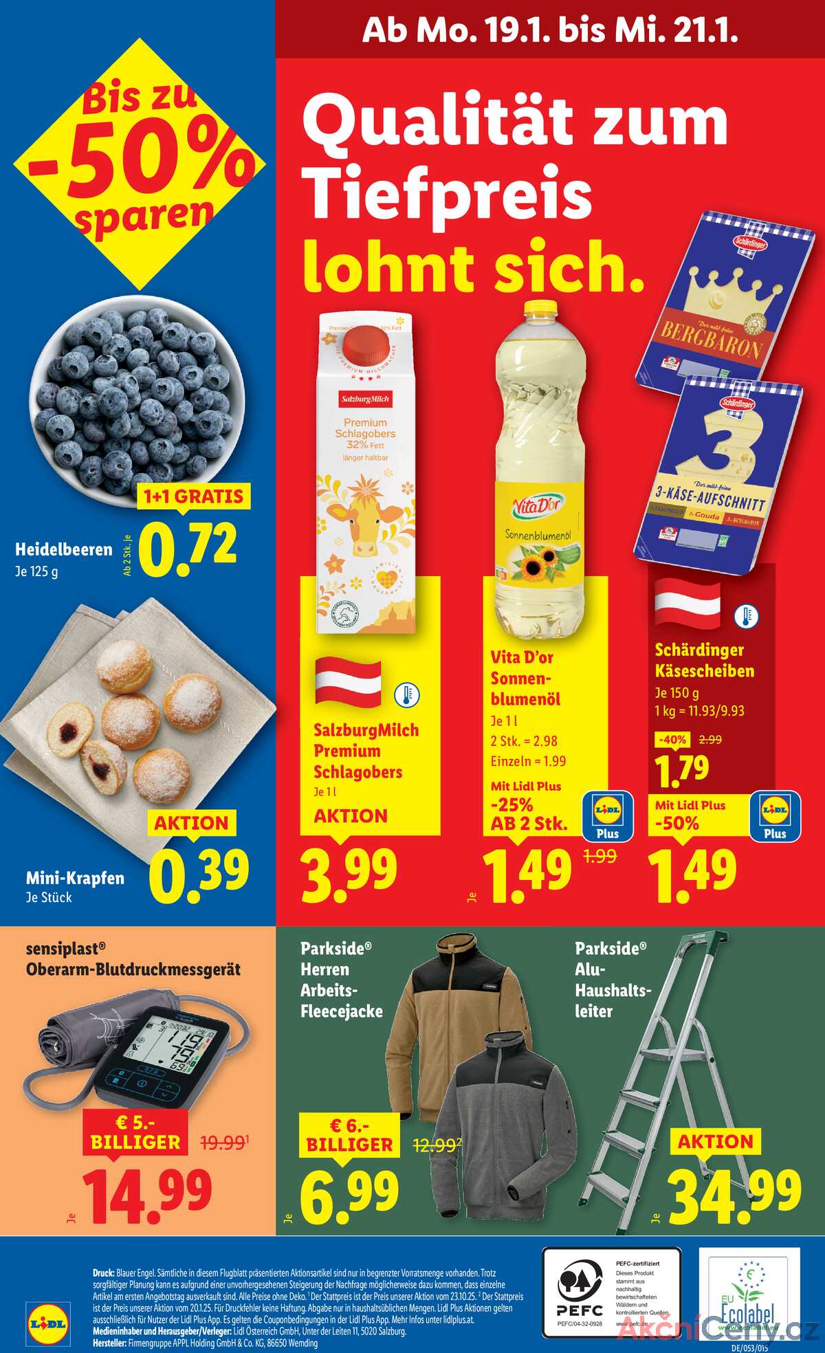 Leták Lidl Rakousko 15.1.-21.1.2026 strana 44