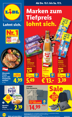 Leták Lidl Rakousko 15.1.-21.1.2026