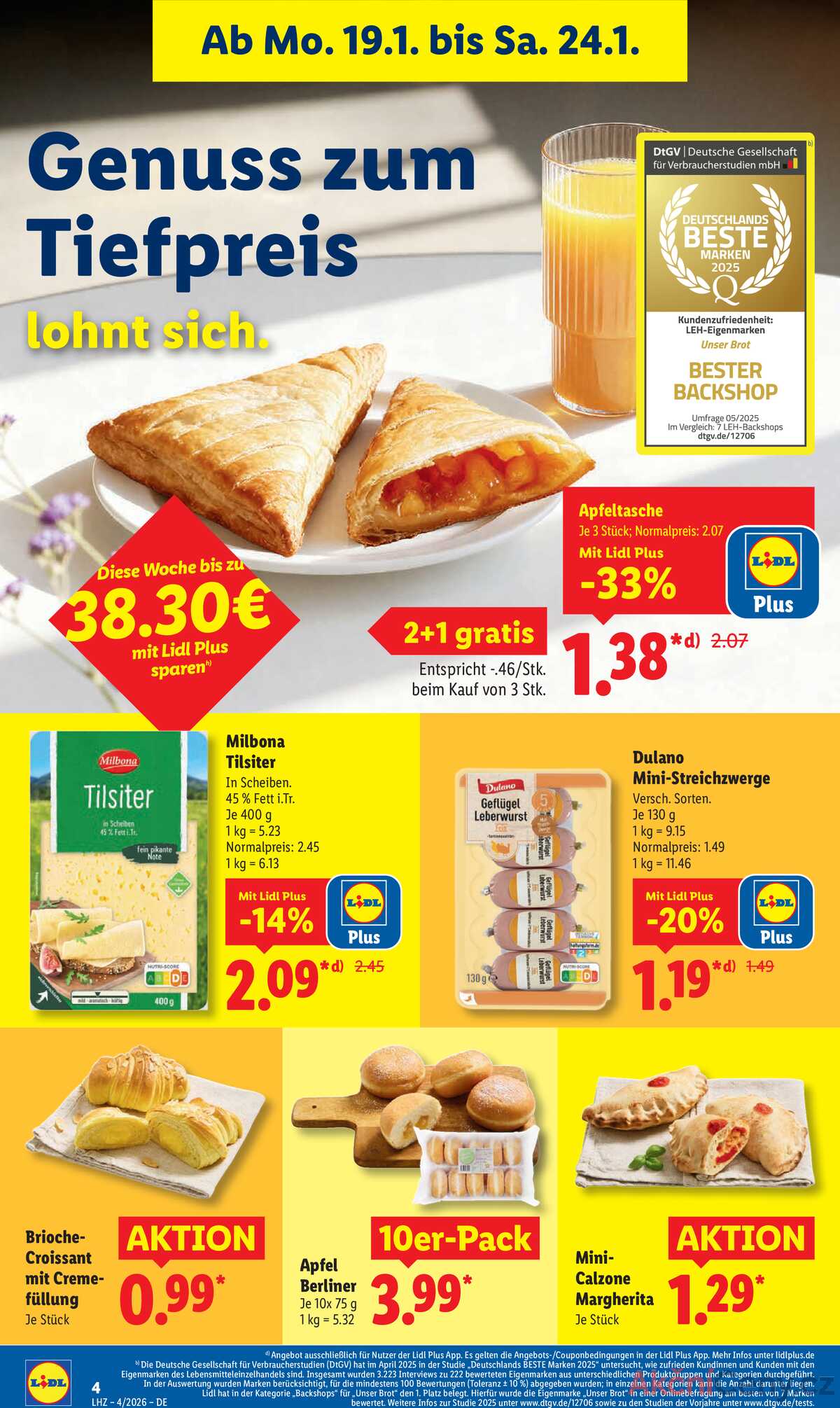 Leták Lidl Německo 19.1.-24.1.2026 strana 10