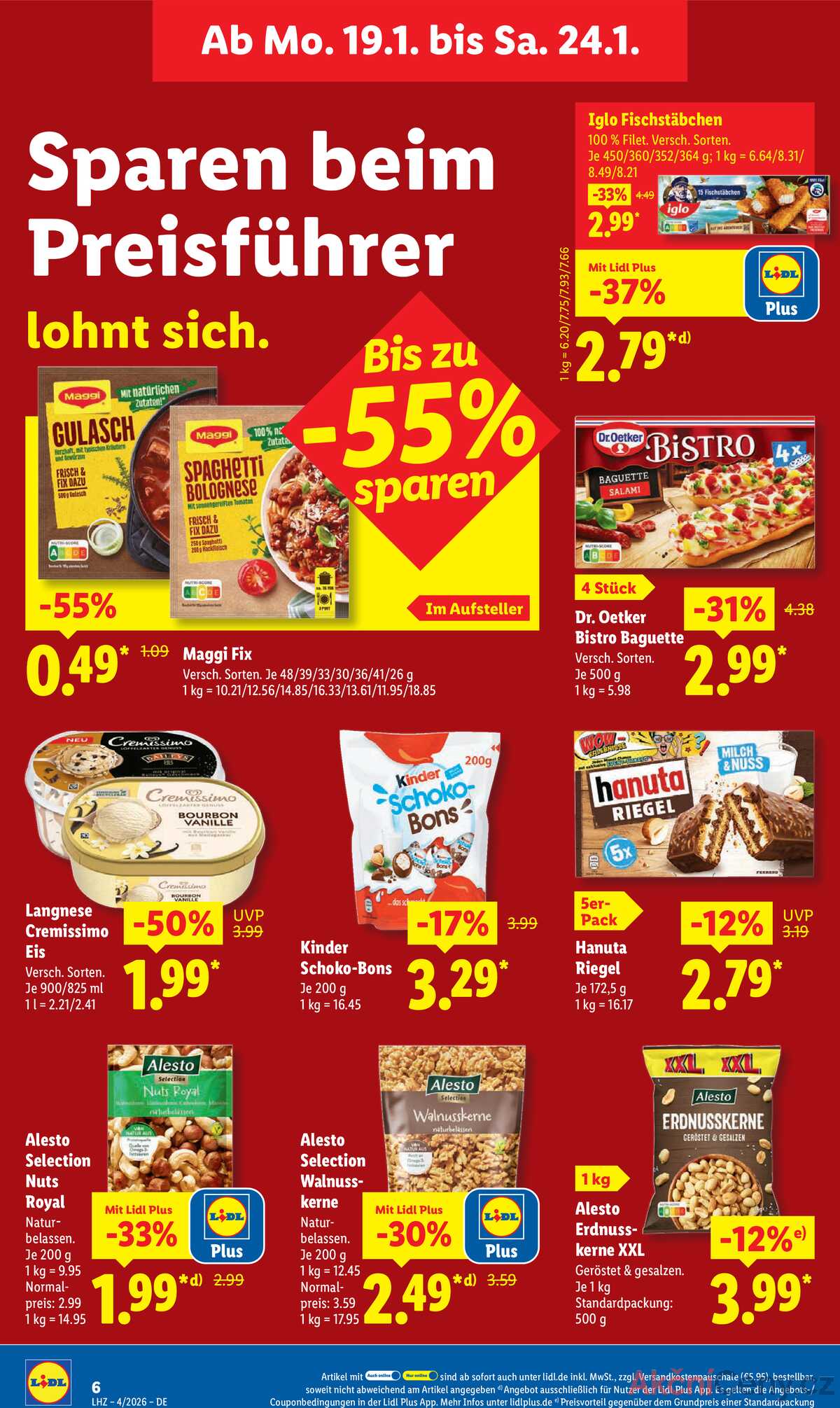 Leták Lidl Německo 19.1.-24.1.2026 strana 12