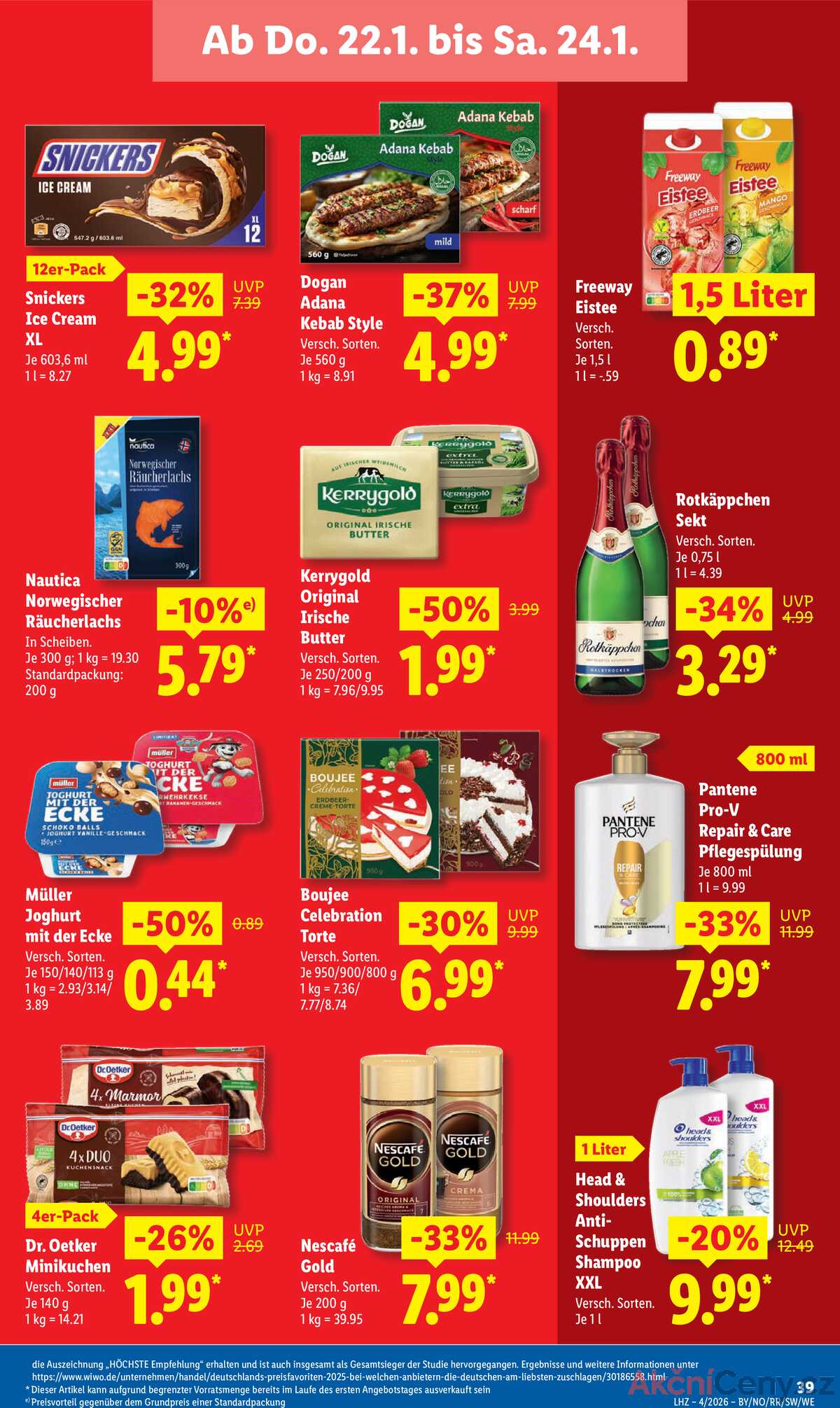 Leták Lidl Německo 19.1.-24.1.2026 strana 57