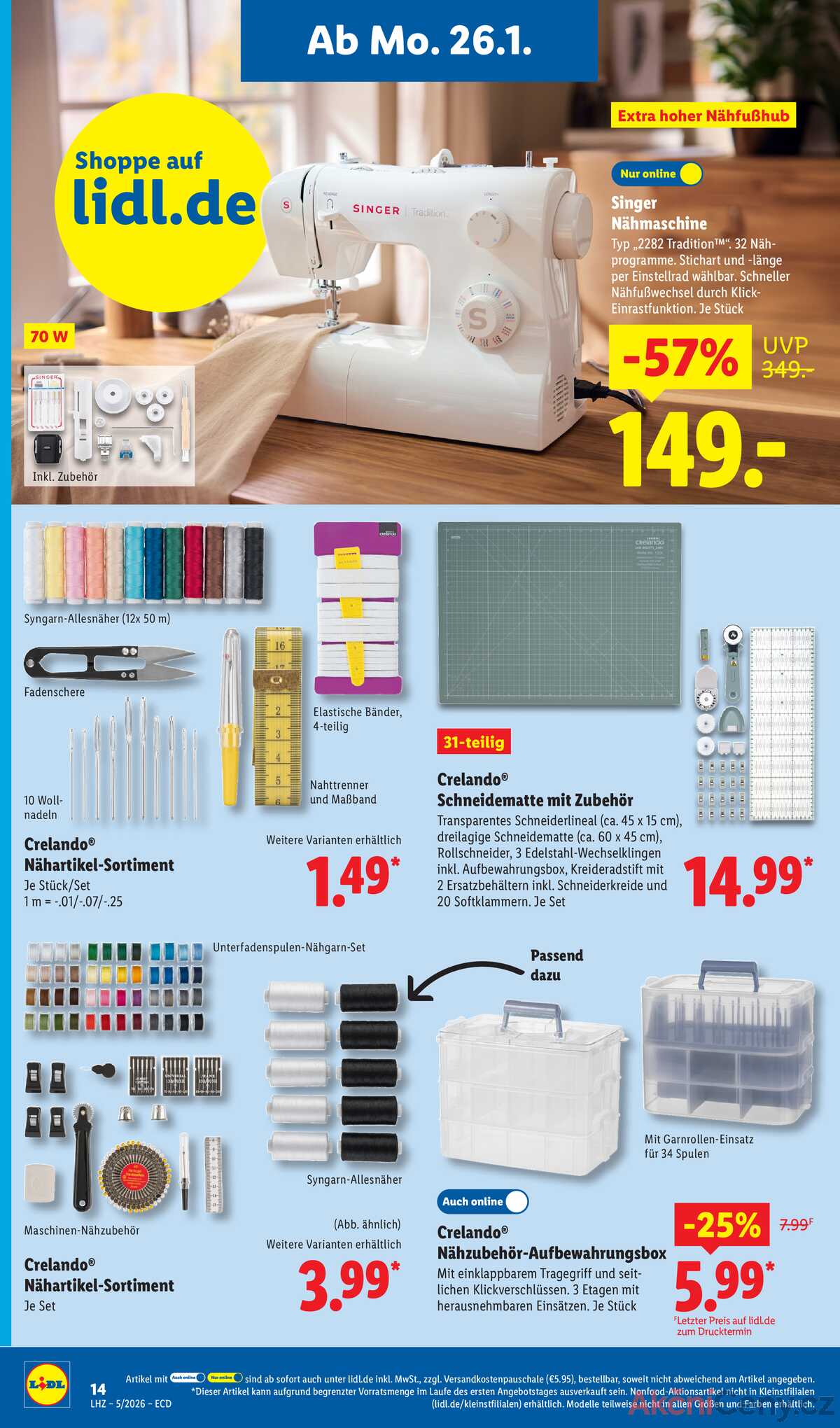 Leták Lidl Německo 26.1.-31.1.2026 strana 16