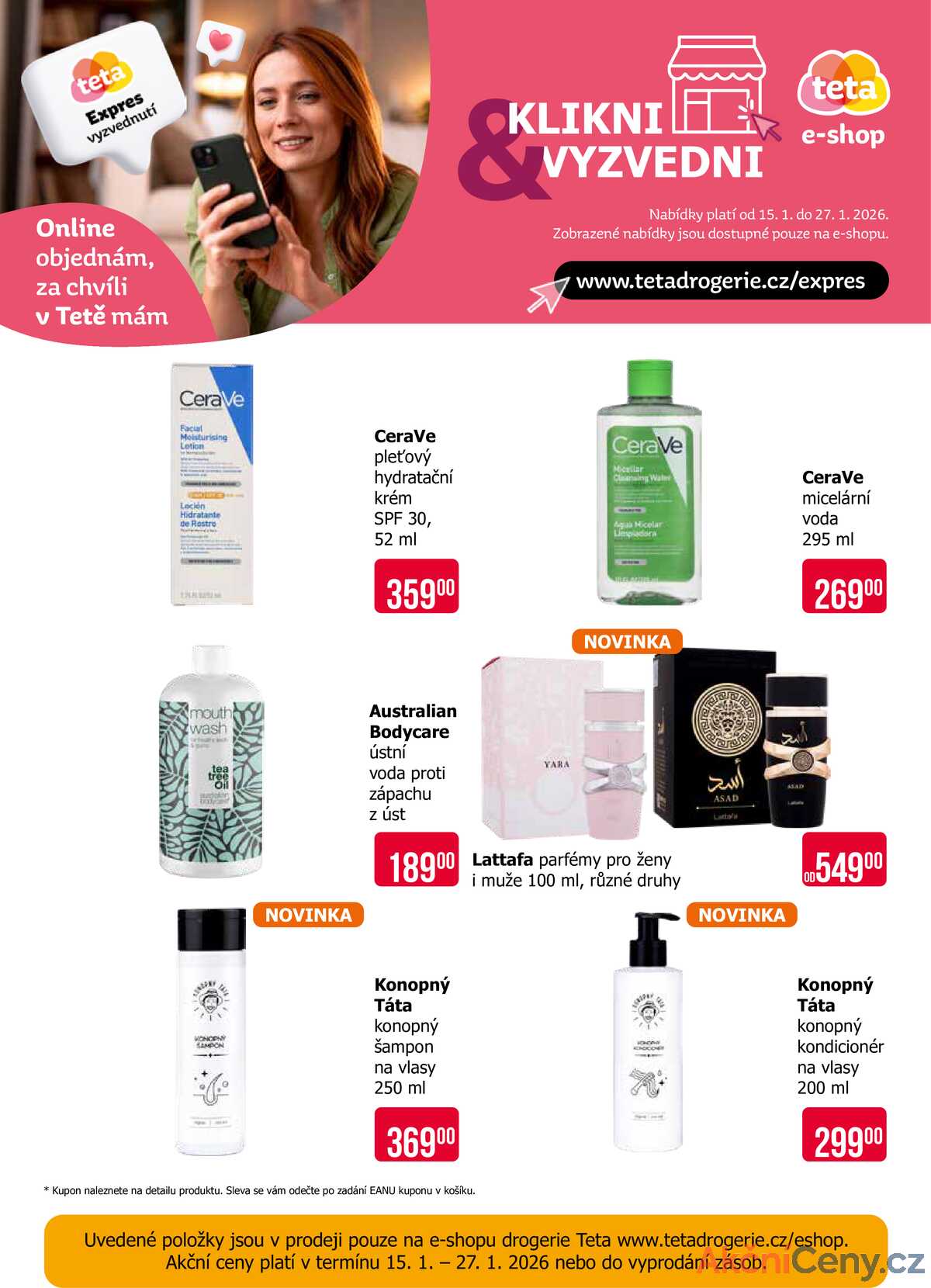 Teta drogerie eshop od 15.1. do 27.1.2026 strana 1
