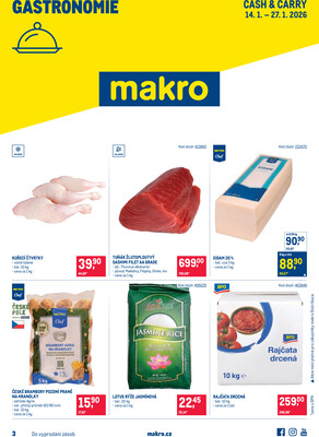 Makro Gastronomie do 27.1.