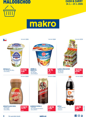 MAKRO Maloobchod od 14.1. do 27.1.2026