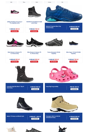 Intersport Boty - 13. 1. 2026