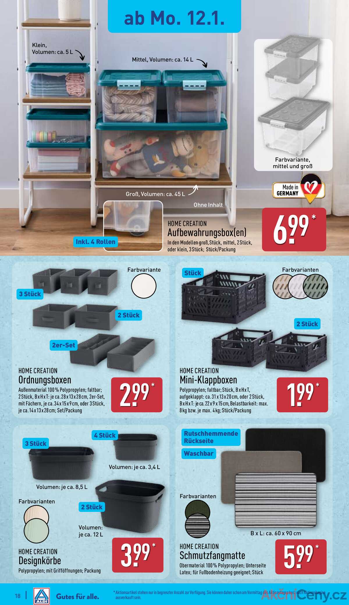 Leták ALDI Německo 12.1.-18.1.2026 strana 22