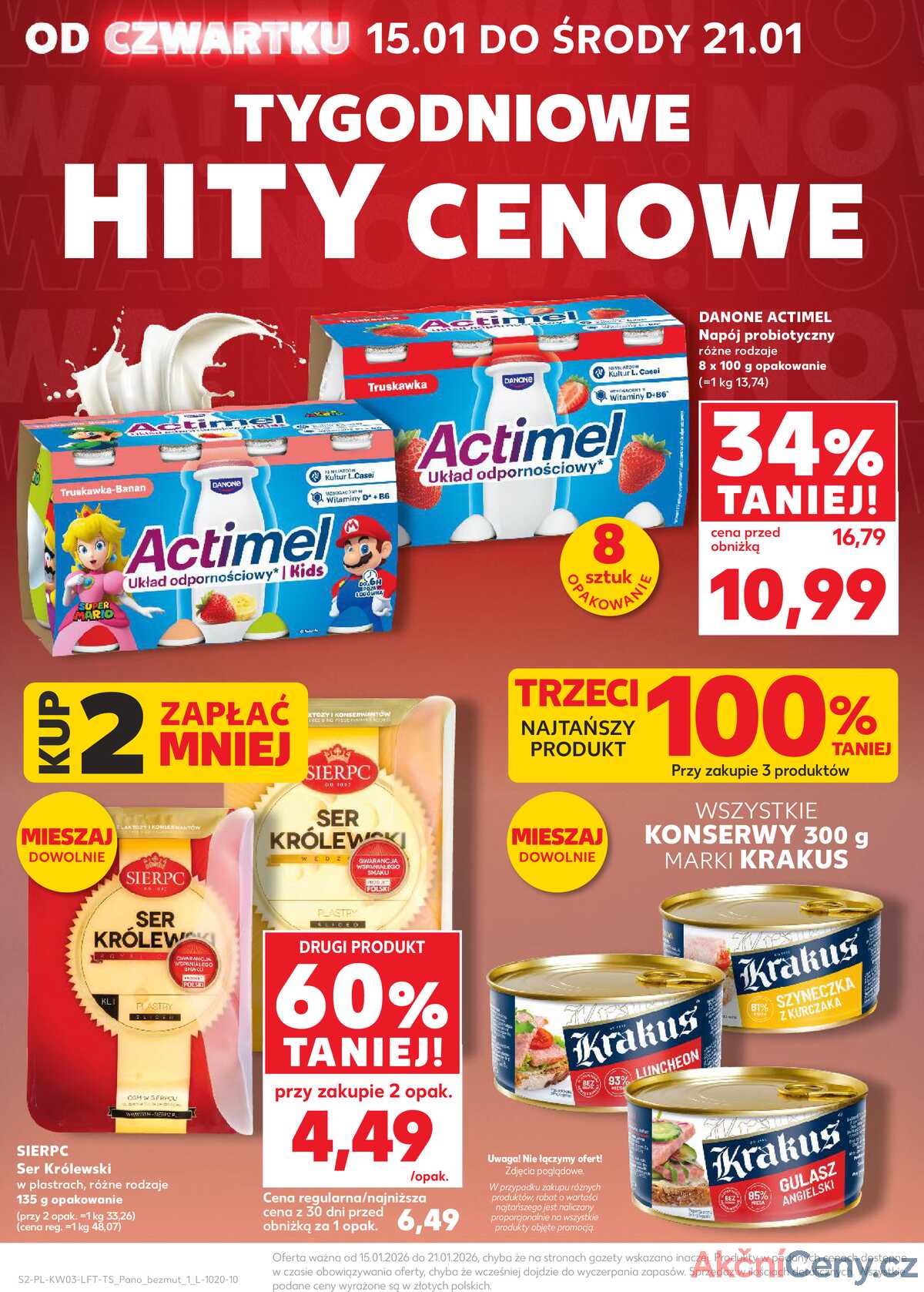Leták Kaufland Polsko 15.1.-21.1.2026 - Noviny týdne strana 2