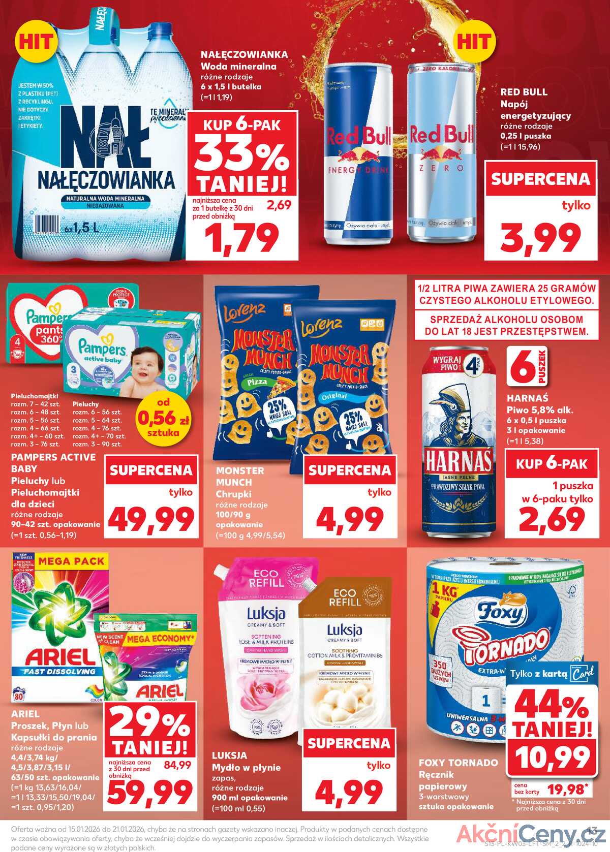 Leták Kaufland Polsko 15.1.-21.1.2026 - Noviny týdne strana 13