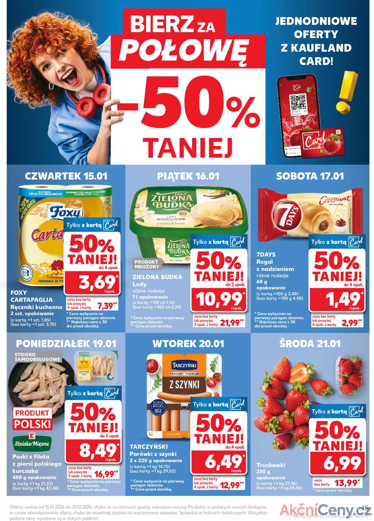Leták Kaufland Polsko 15.1.-21.1.2026 - Noviny týdne strana 15