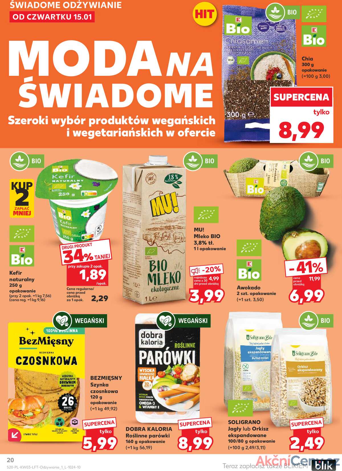 Leták Kaufland Polsko 15.1.-21.1.2026 - Noviny týdne strana 20