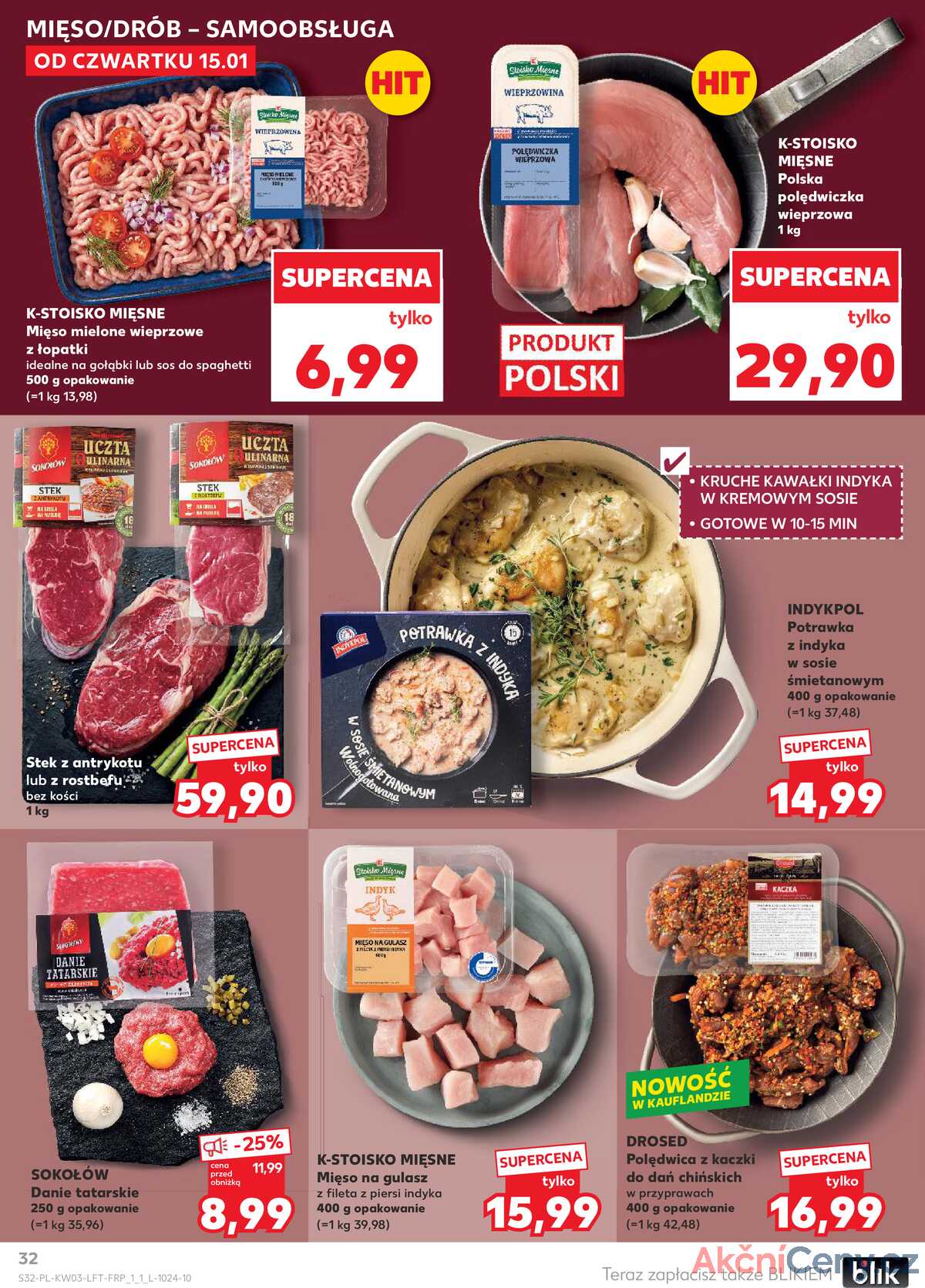 Leták Kaufland Polsko 15.1.-21.1.2026 - Noviny týdne strana 32
