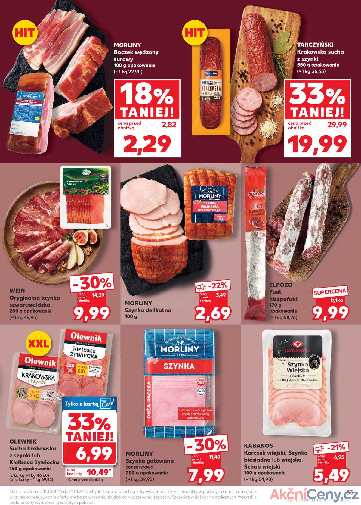 Leták Kaufland Polsko 15.1.-21.1.2026 - Noviny týdne strana 33