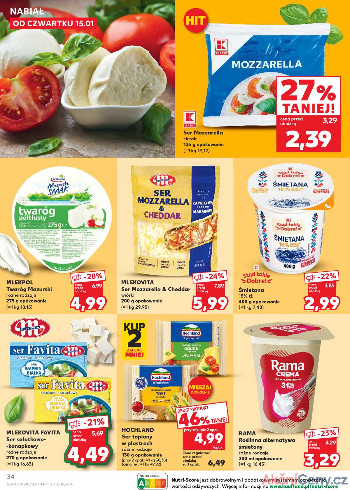 Leták Kaufland Polsko 15.1.-21.1.2026 - Noviny týdne strana 34