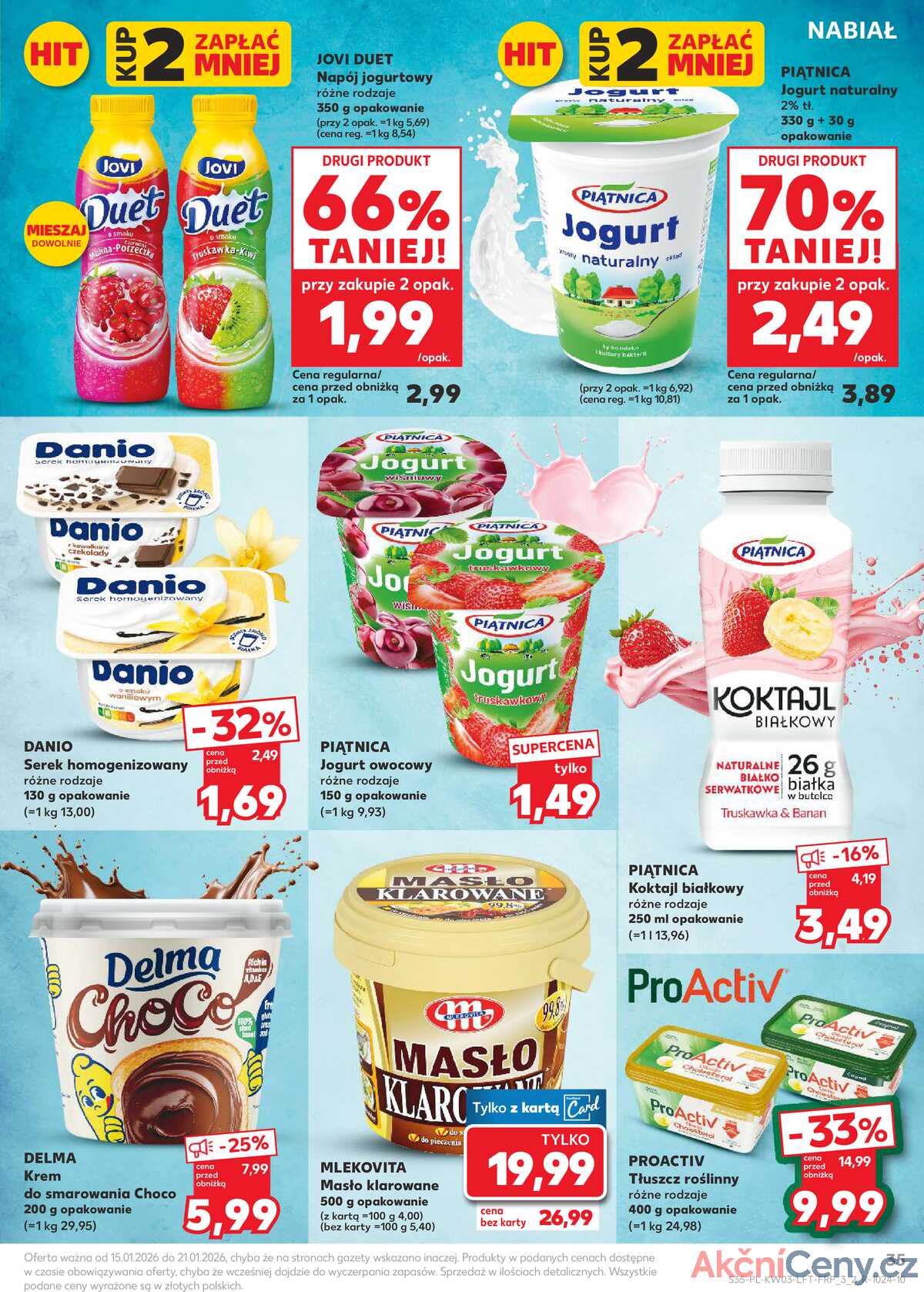 Leták Kaufland Polsko 15.1.-21.1.2026 - Noviny týdne strana 35
