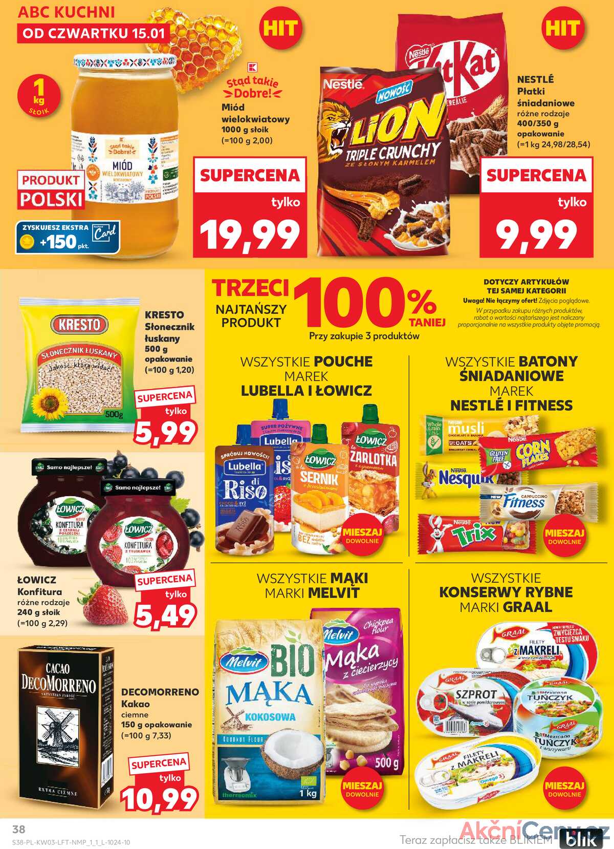 Leták Kaufland Polsko 15.1.-21.1.2026 - Noviny týdne strana 38