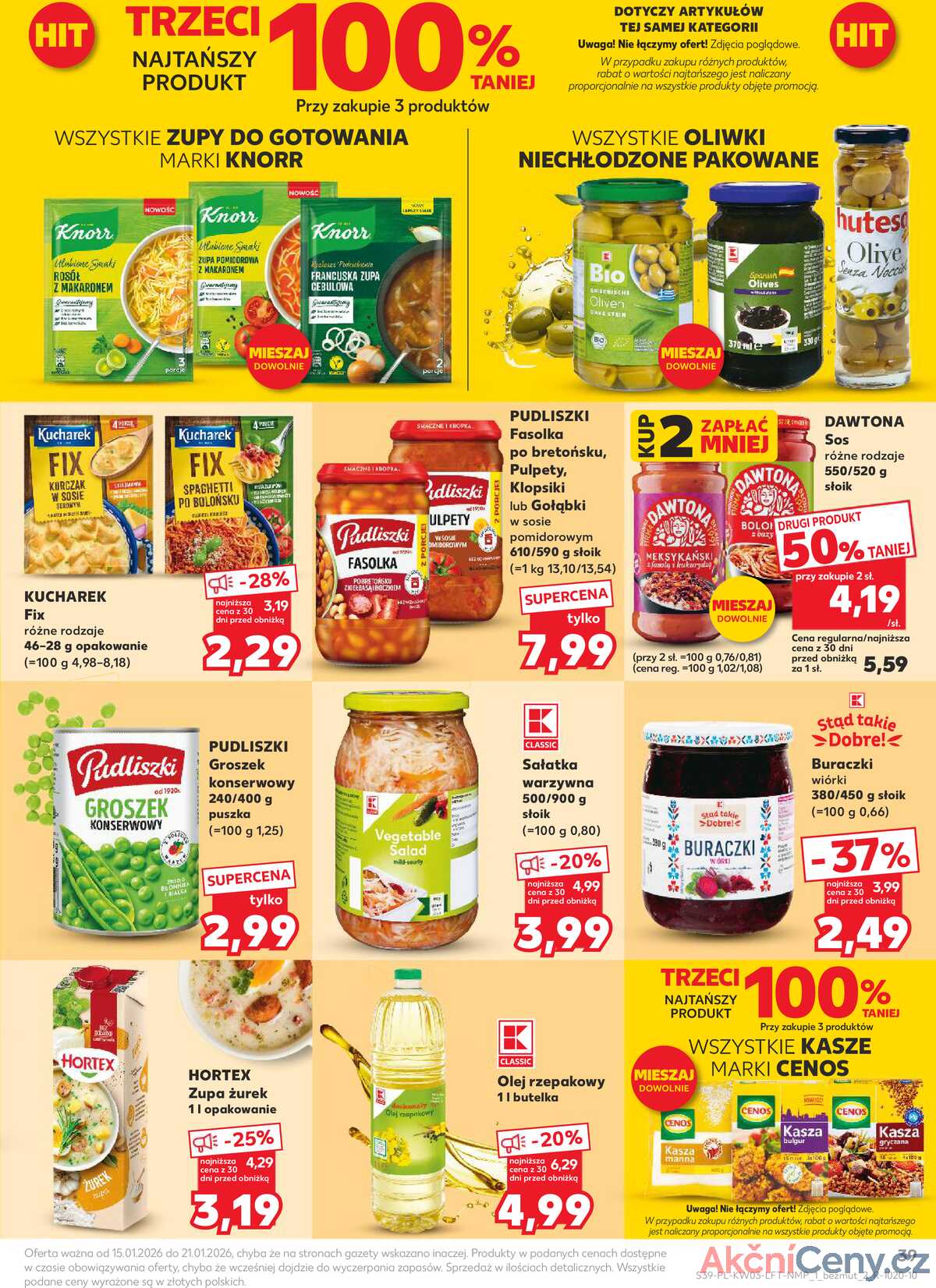 Leták Kaufland Polsko 15.1.-21.1.2026 - Noviny týdne strana 39