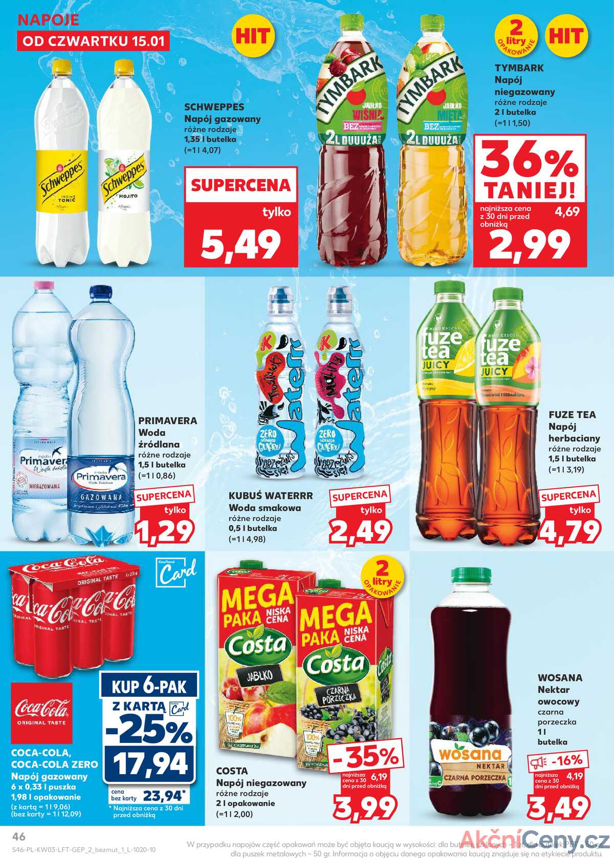 Leták Kaufland Polsko 15.1.-21.1.2026 - Noviny týdne strana 46