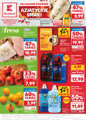 Leták Kaufland Polsko 15.1.-21.1.2026 - Noviny týdne