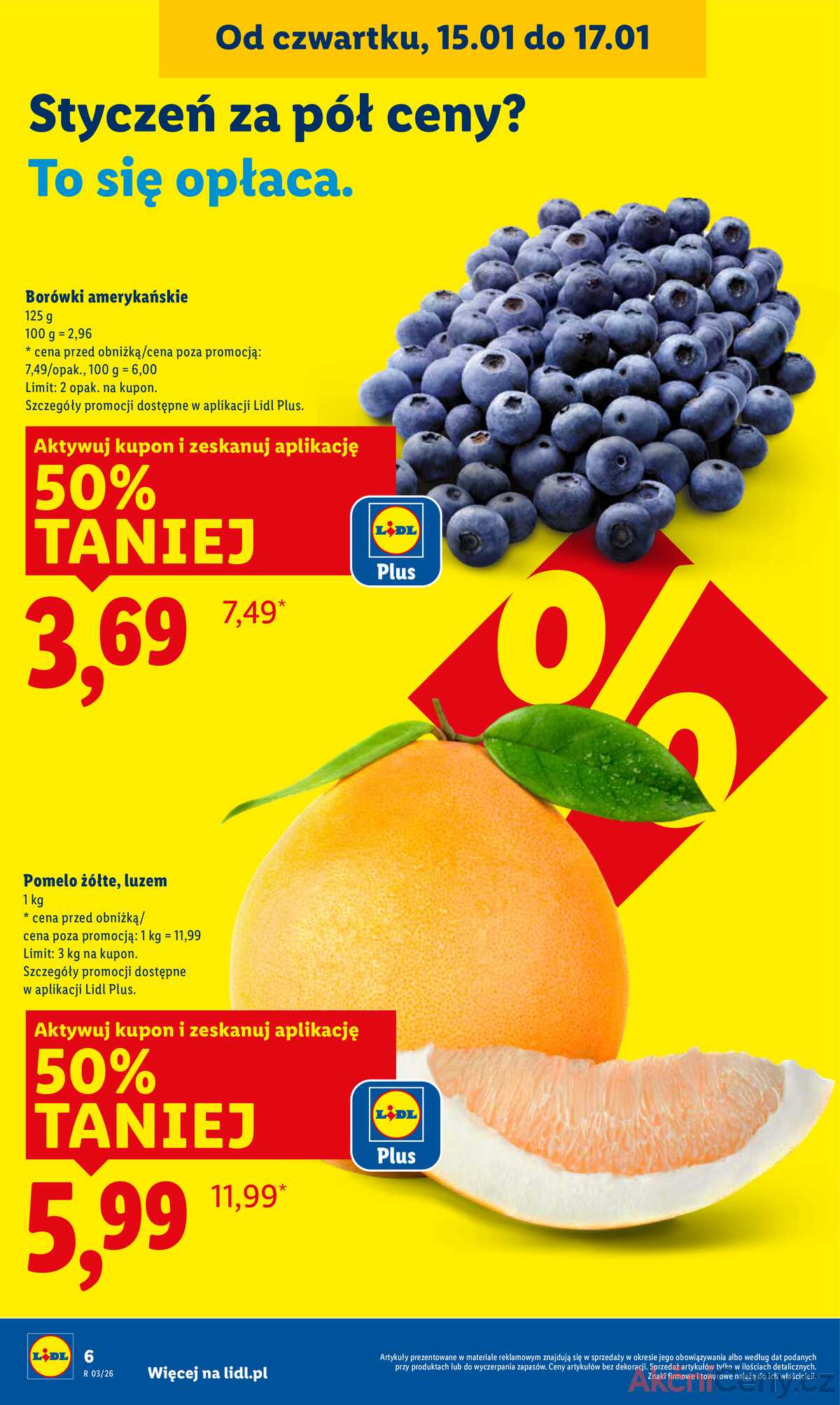 Leták Lidl Polsko 15.1.-17.1.2026 strana 6
